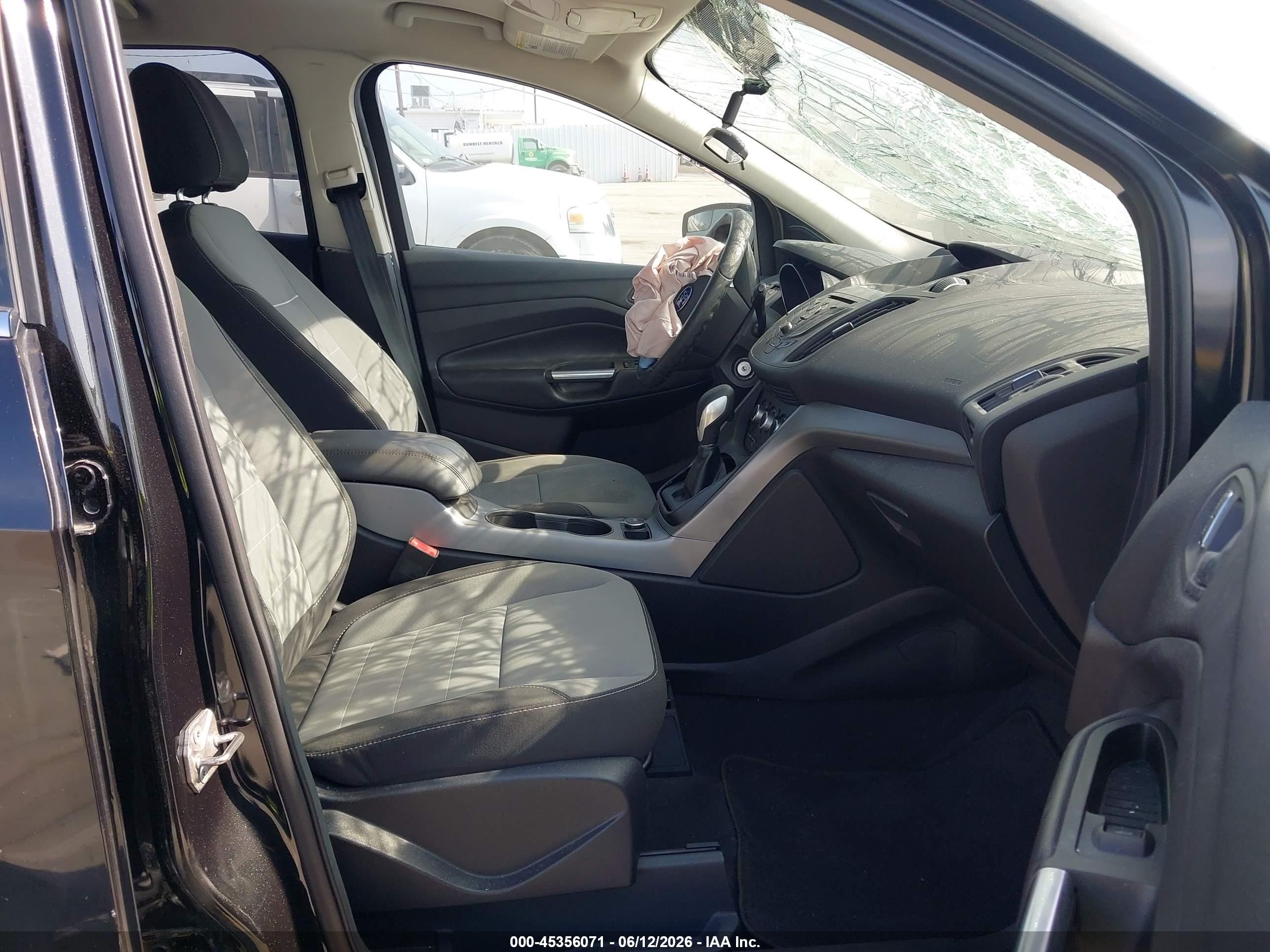 2014 Ford Escape Se Black vin: 1FMCU0G91EUD09168