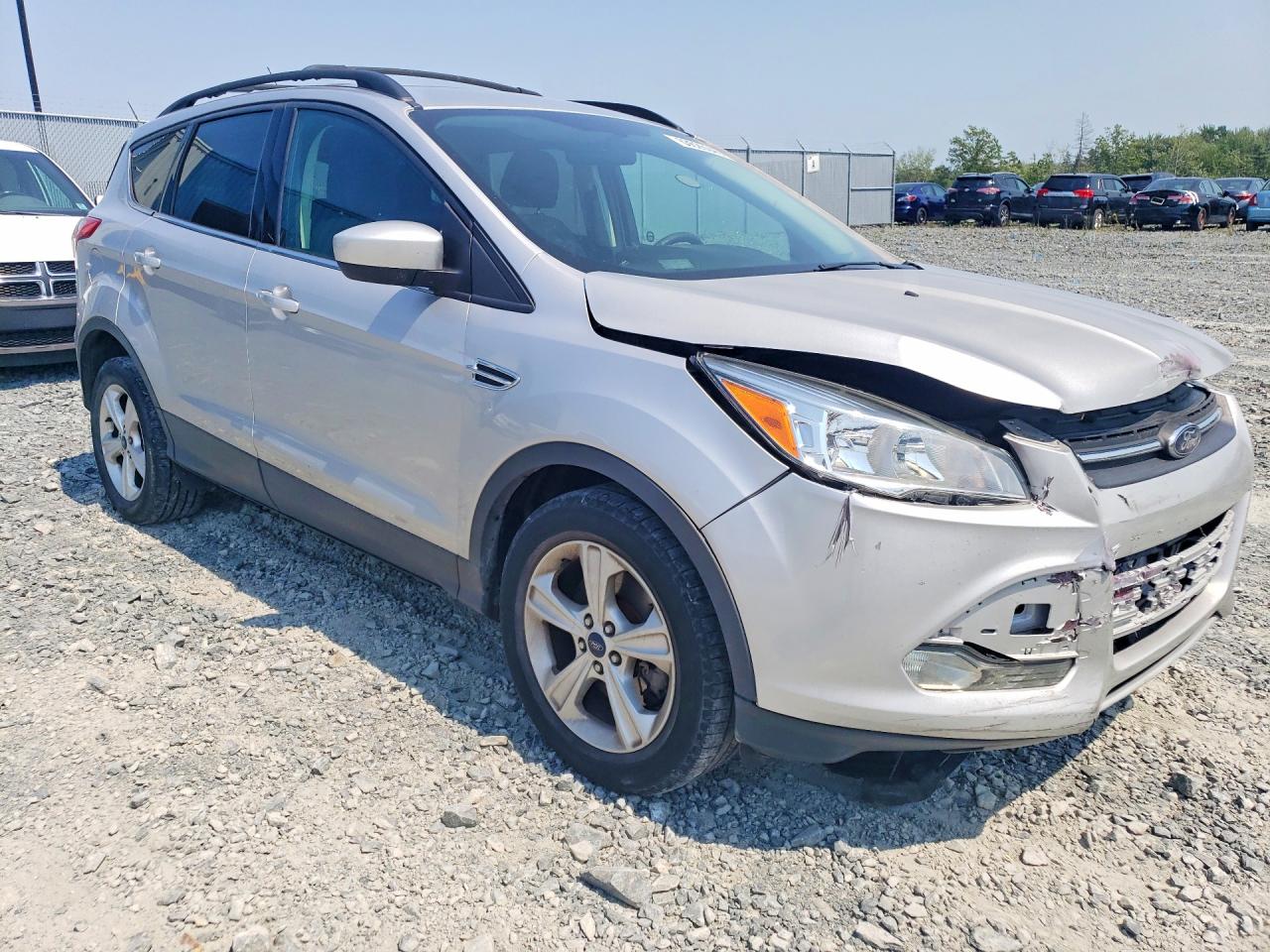 2014 Ford Escape Se Silver vin: 1FMCU0G91EUD19859