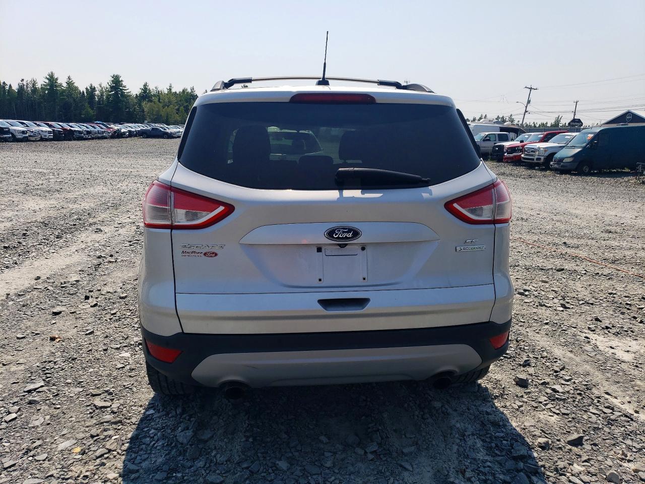 2014 Ford Escape Se Silver vin: 1FMCU0G91EUD19859