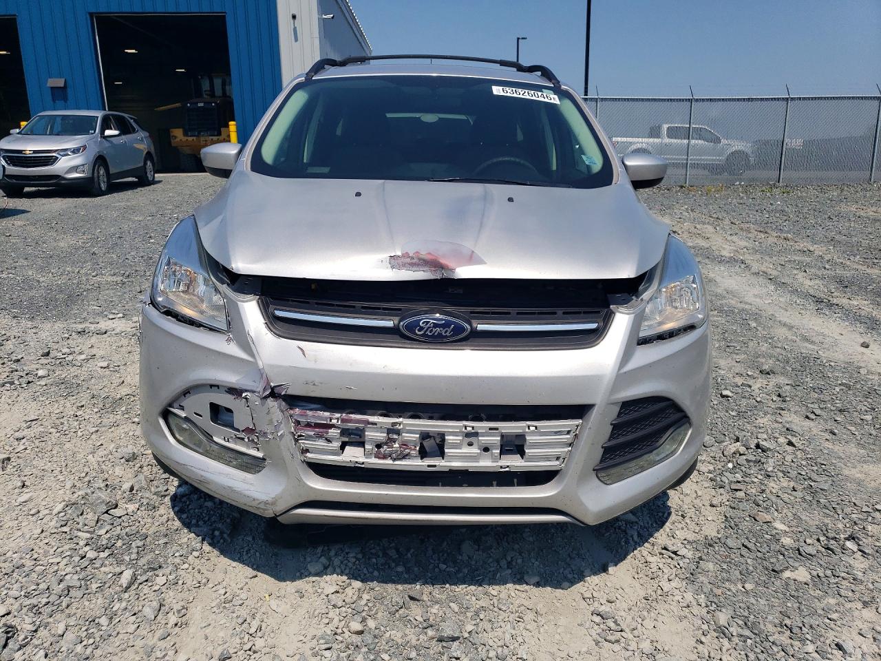 2014 Ford Escape Se Silver vin: 1FMCU0G91EUD19859