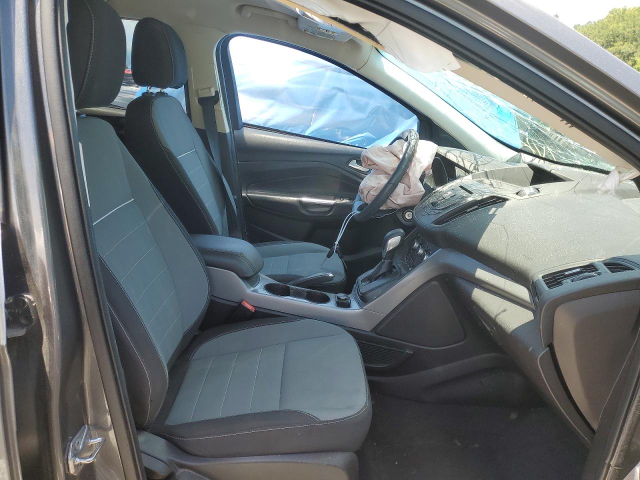 2014 Ford Escape Se Gray vin: 1FMCU0G91EUE55179