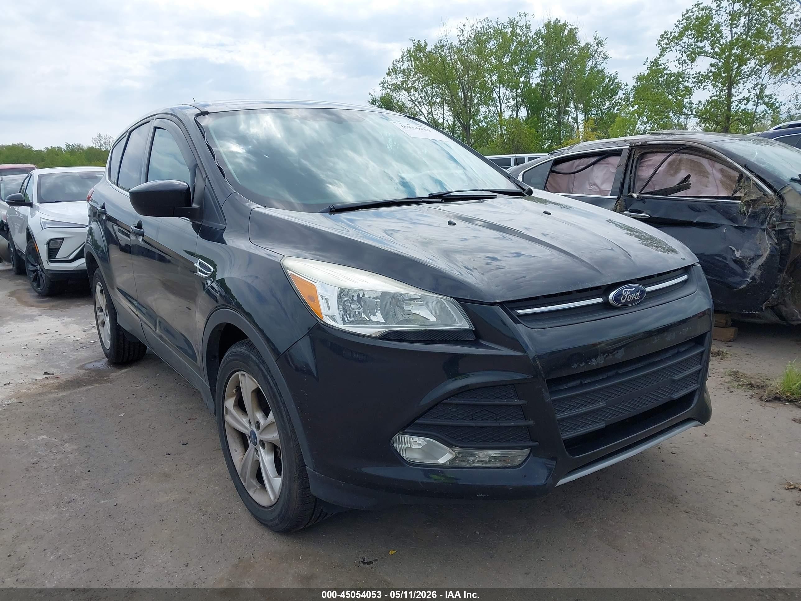 2015 Ford Escape Se Black vin: 1FMCU0G91FUB32493