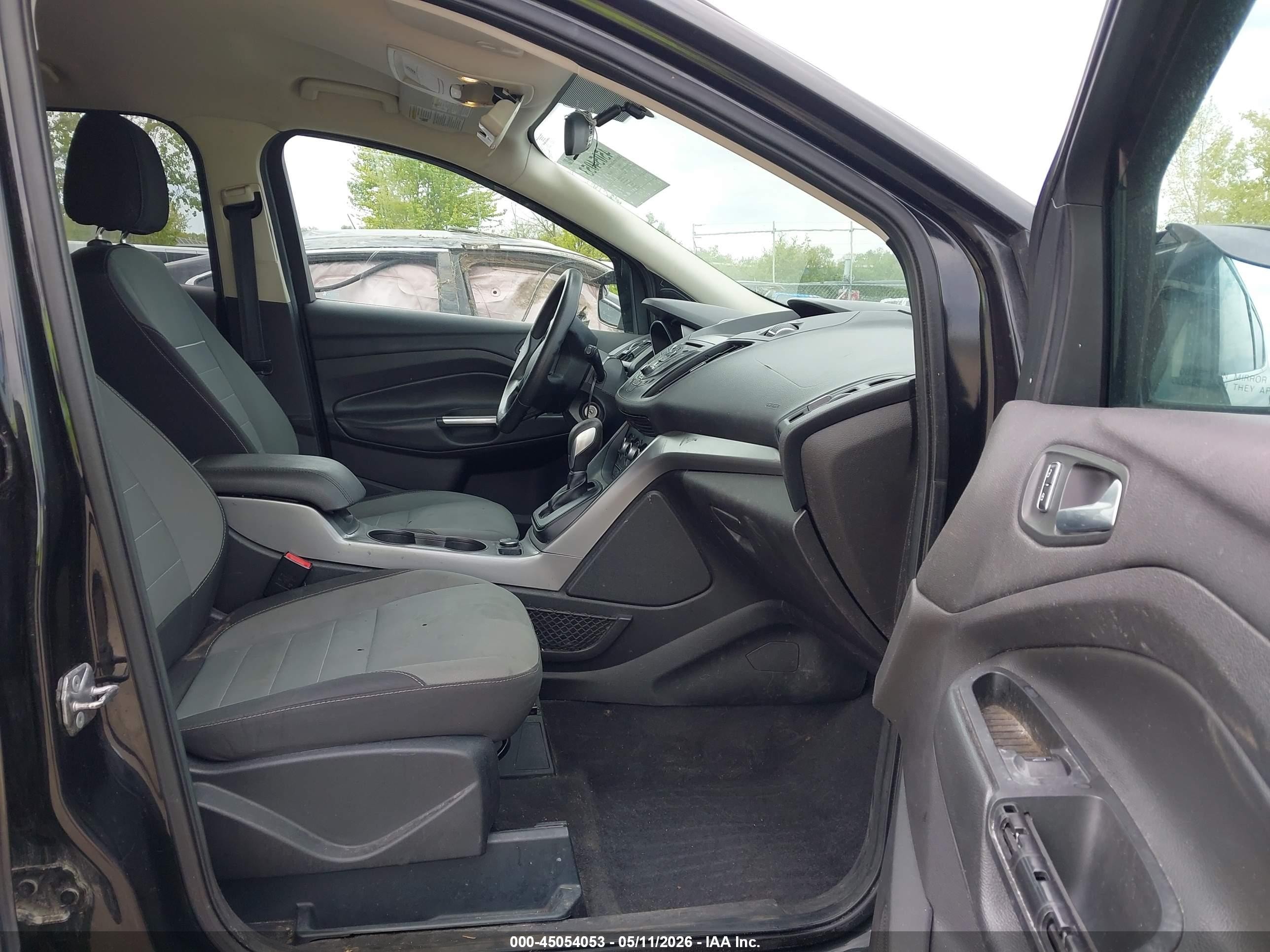 2015 Ford Escape Se Black vin: 1FMCU0G91FUB32493