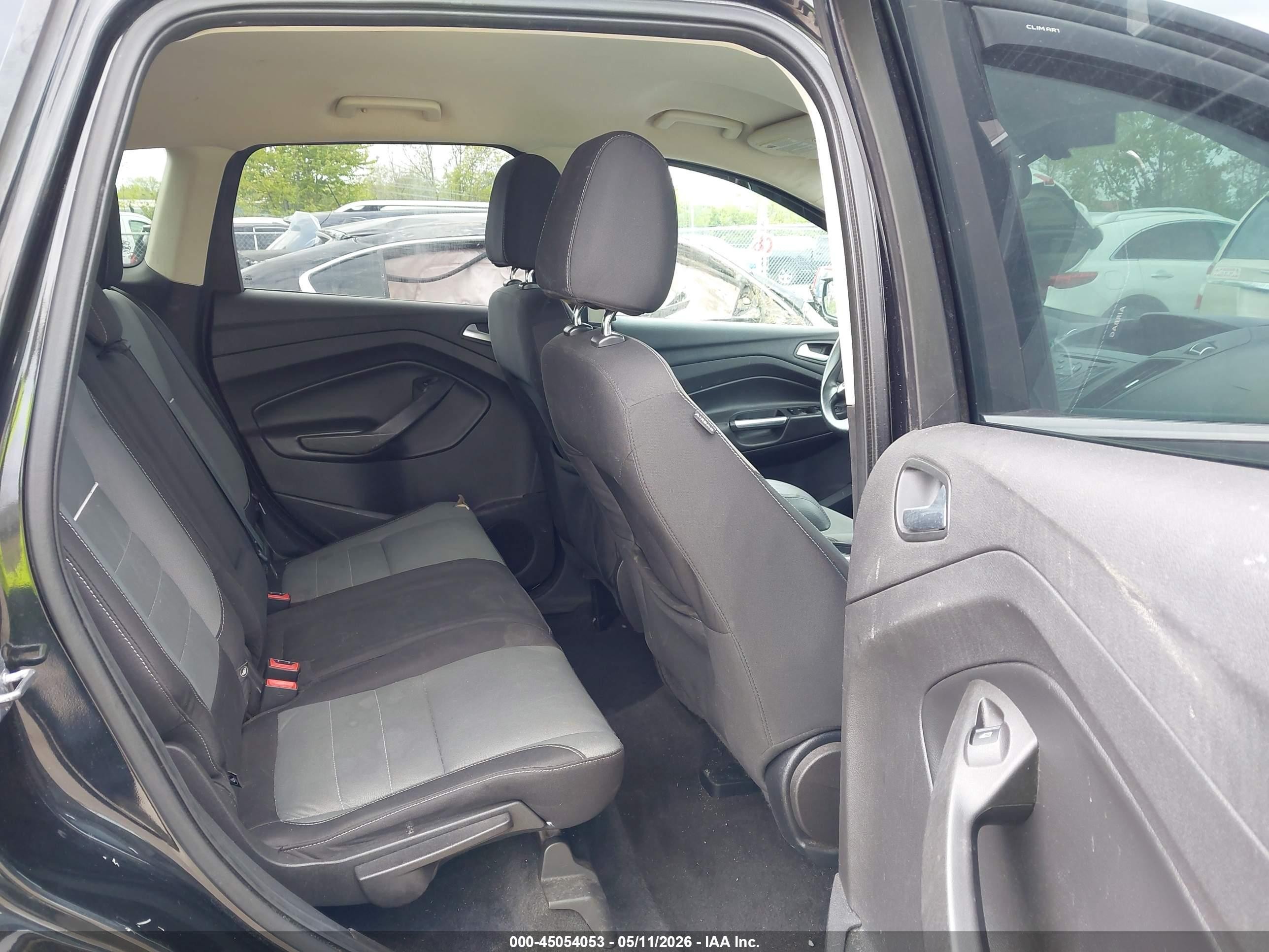 2015 Ford Escape Se Black vin: 1FMCU0G91FUB32493