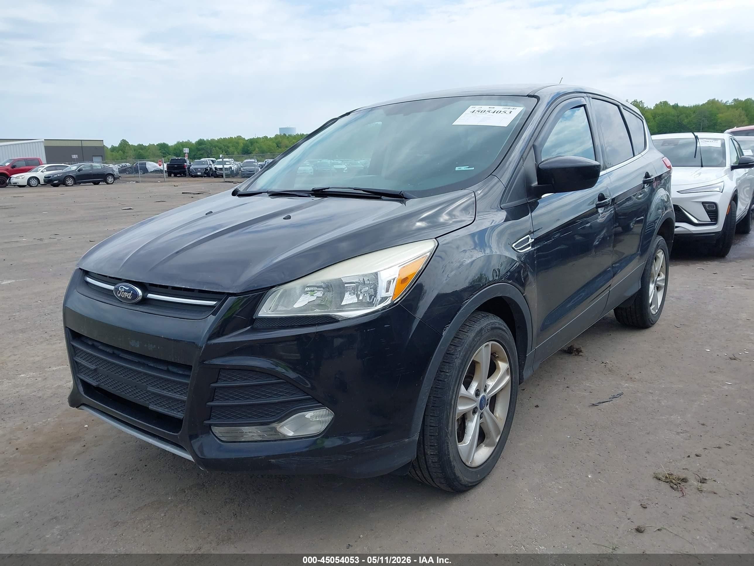 2015 Ford Escape Se Black vin: 1FMCU0G91FUB32493