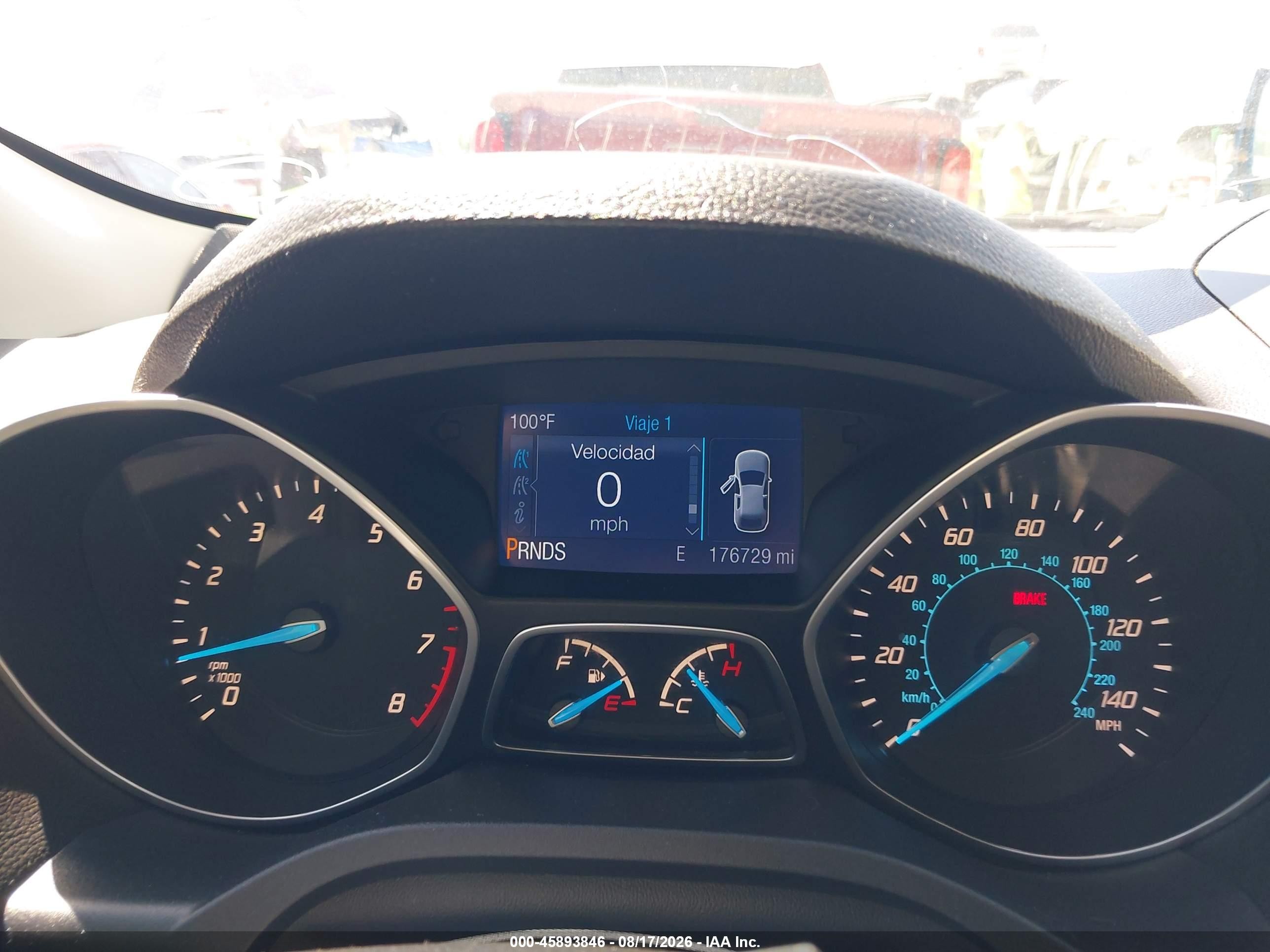 2015 Ford Escape Se Silver vin: 1FMCU0G91FUB32977