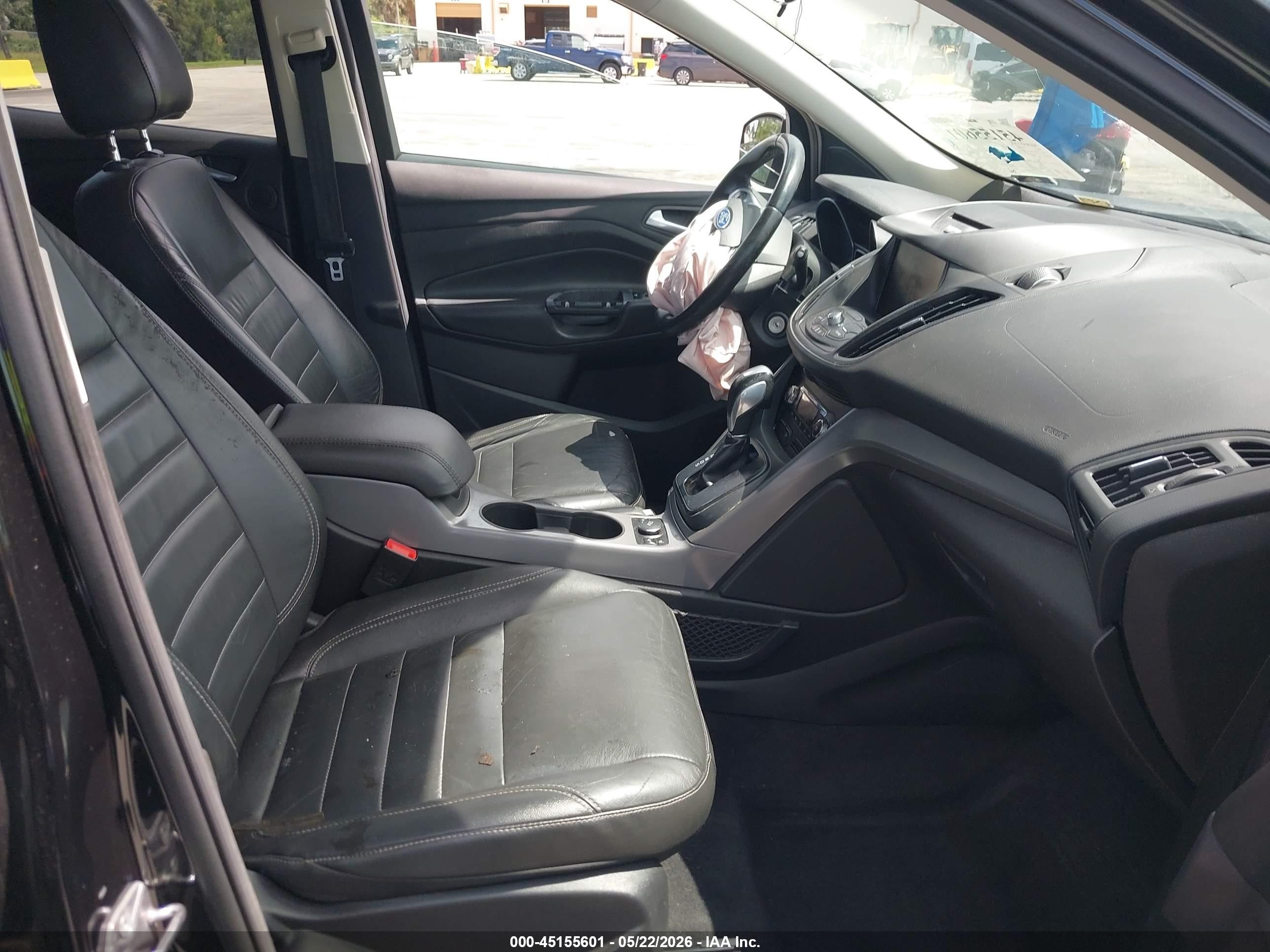 2015 Ford Escape Se Black vin: 1FMCU0G91FUB57877