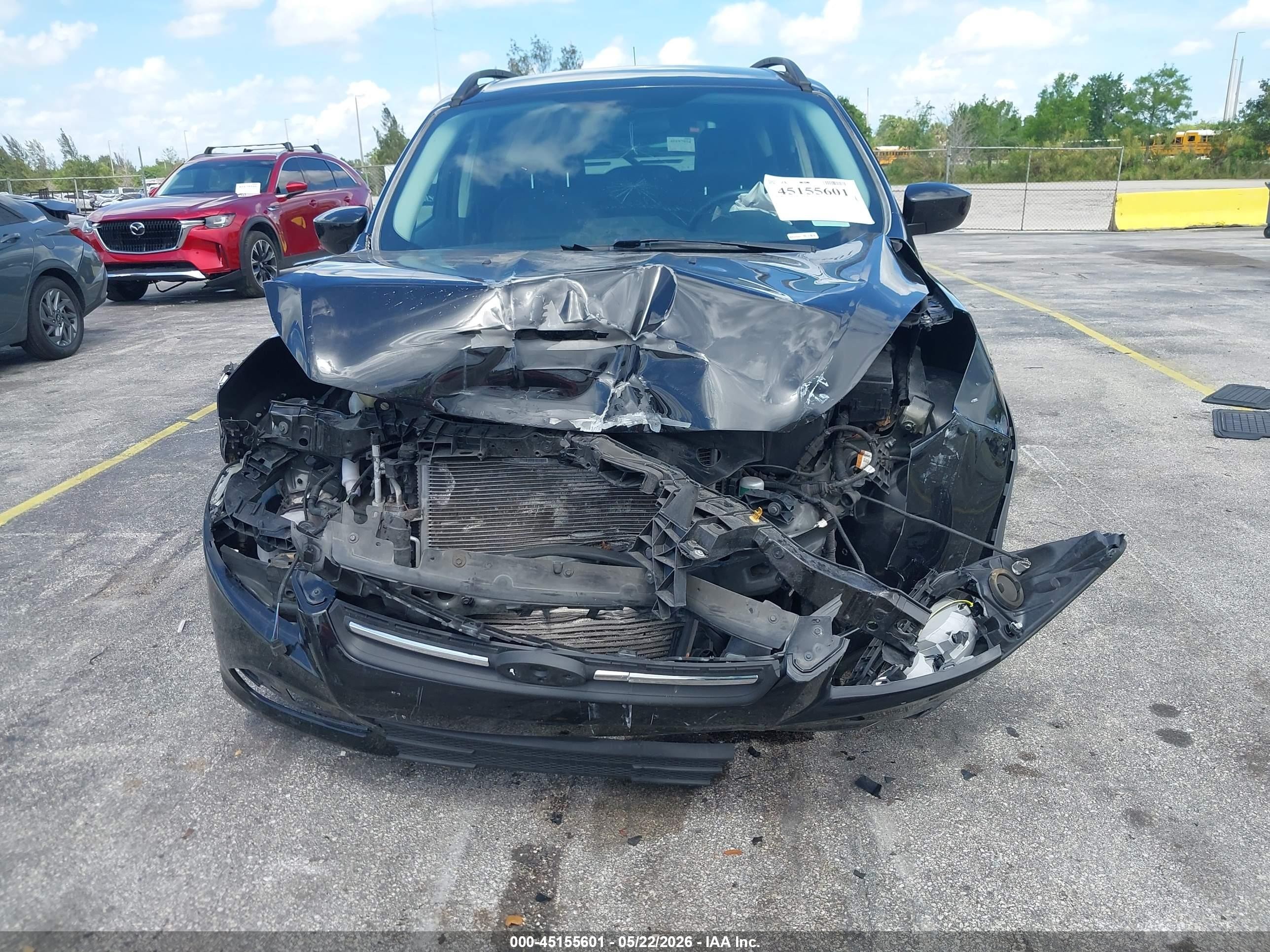 2015 Ford Escape Se Black vin: 1FMCU0G91FUB57877