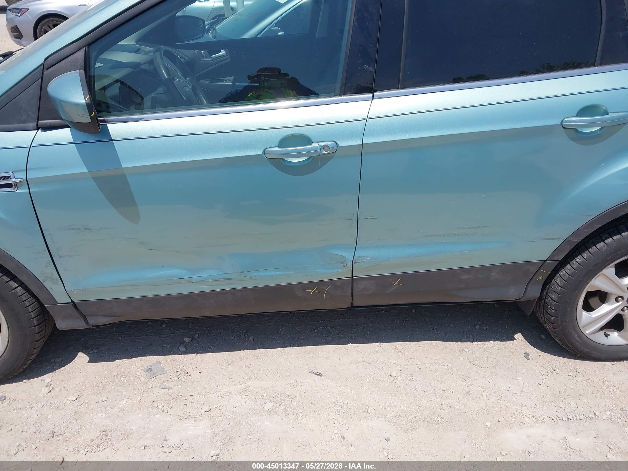 2013 Ford Escape Se Teal vin: 1FMCU0G92DUB68965