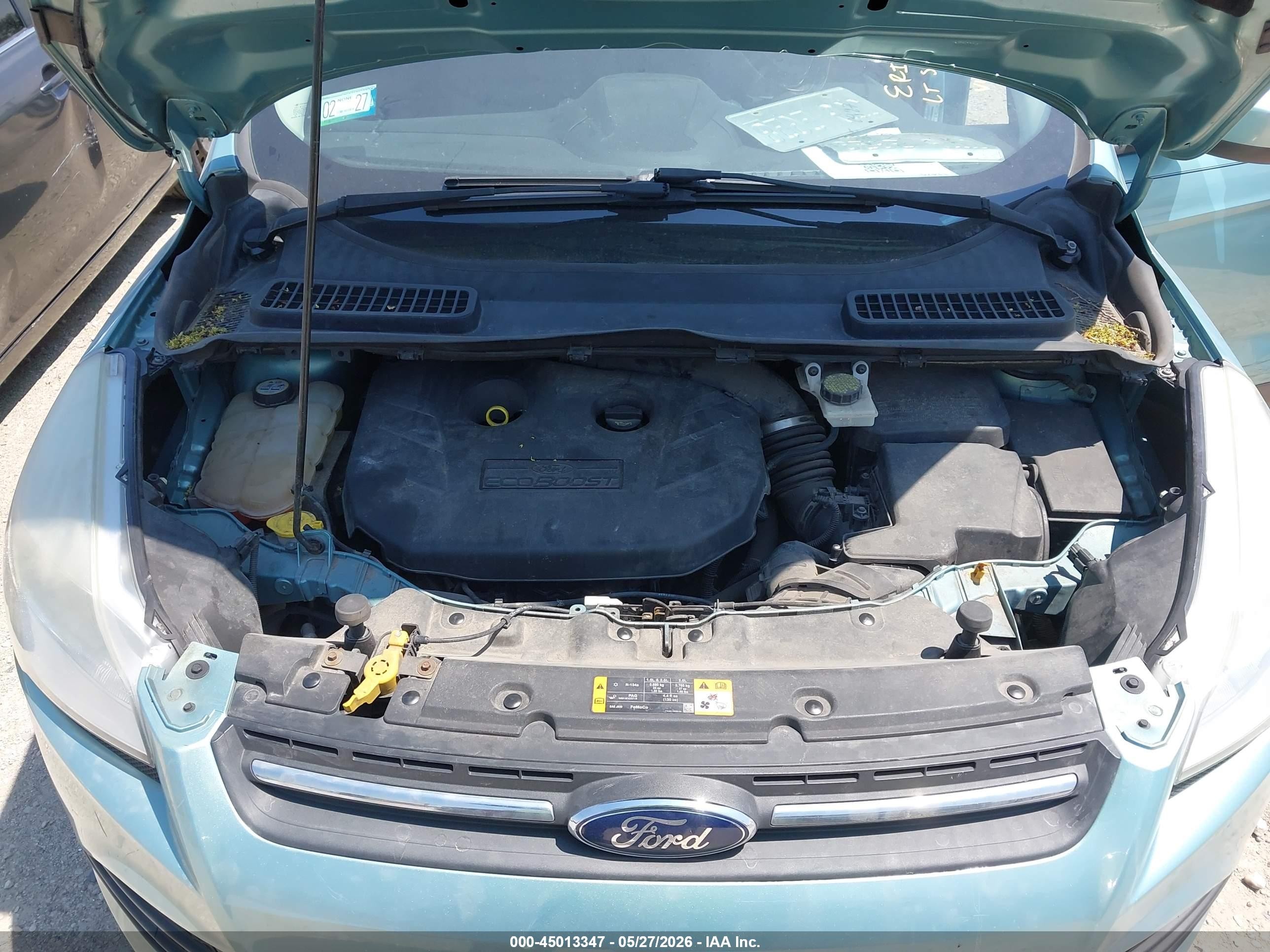 2013 Ford Escape Se Teal vin: 1FMCU0G92DUB68965
