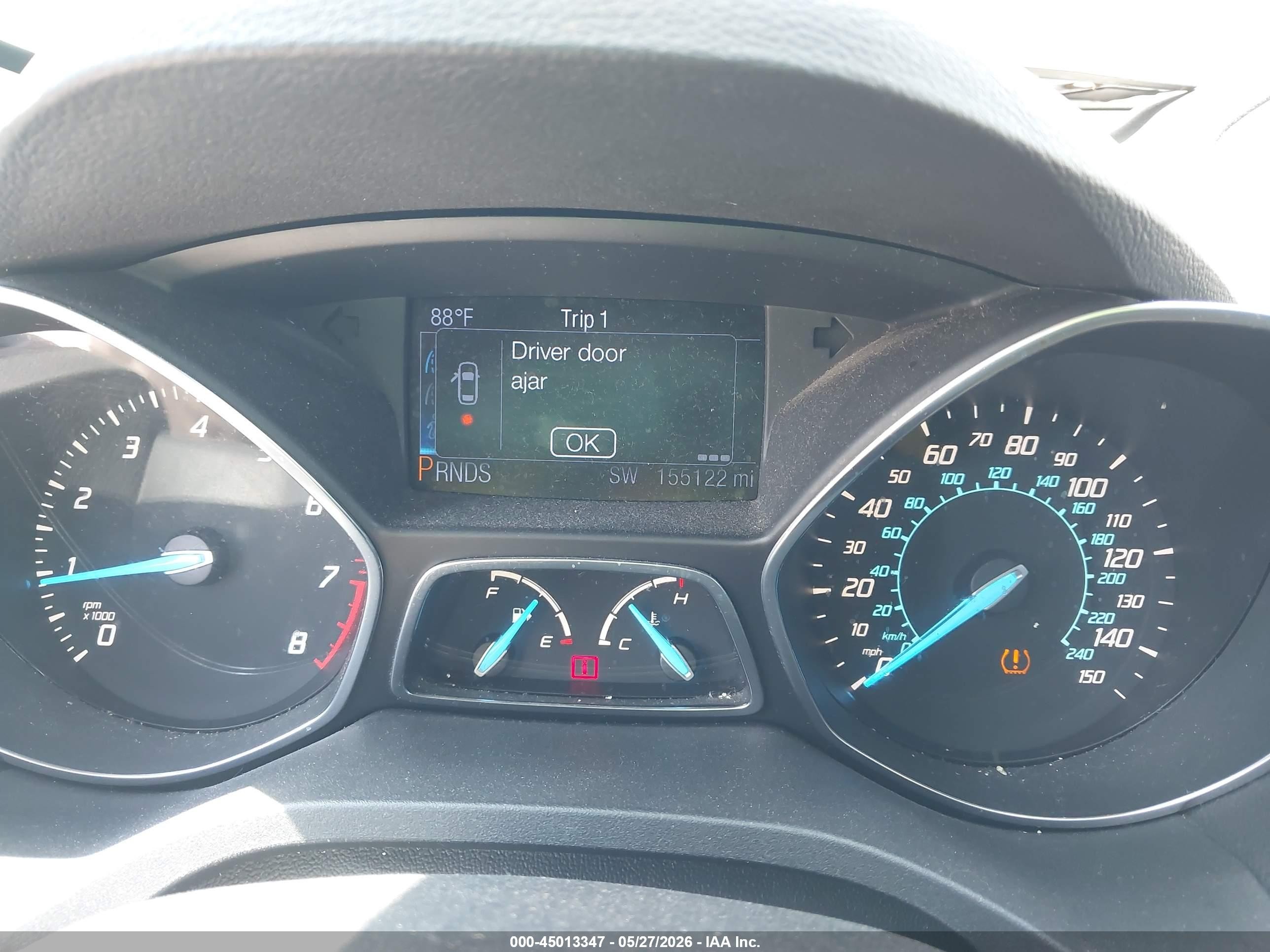 2013 Ford Escape Se Teal vin: 1FMCU0G92DUB68965
