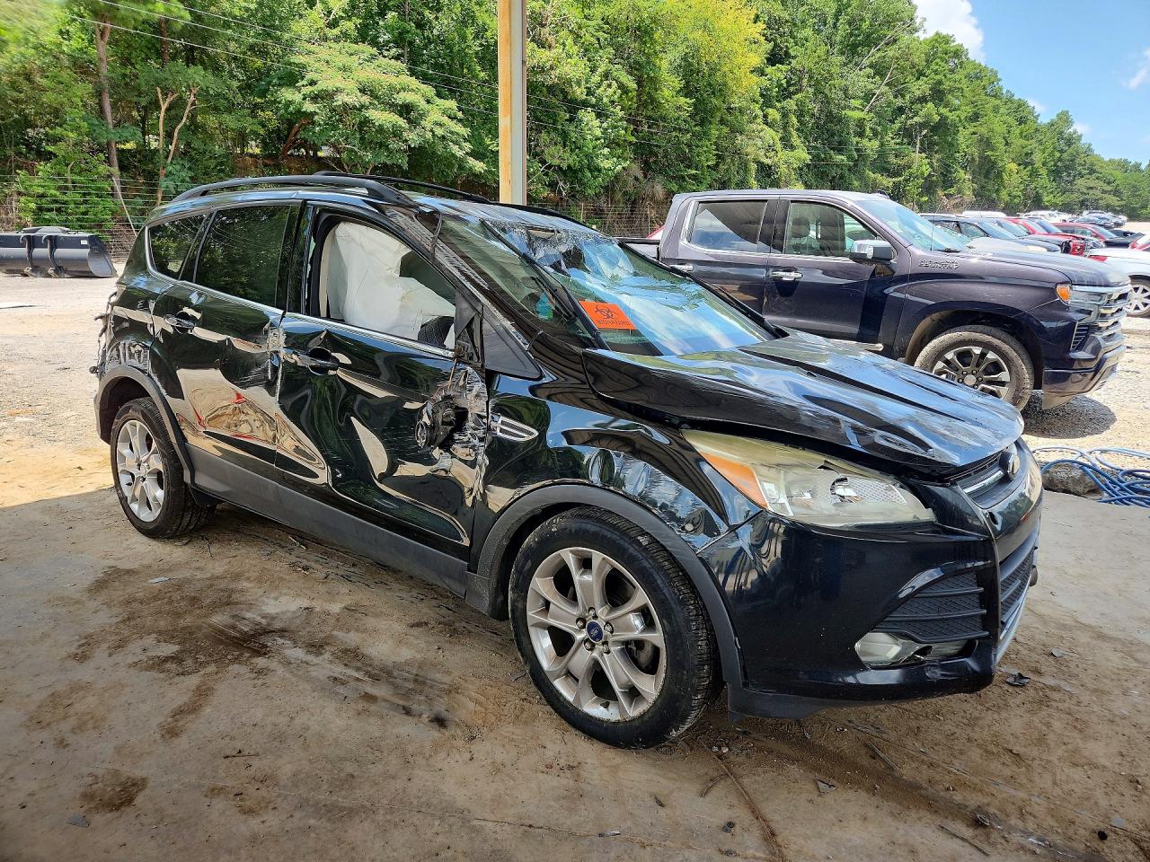 2013 Ford Escape Se Black vin: 1FMCU0G92DUC12849