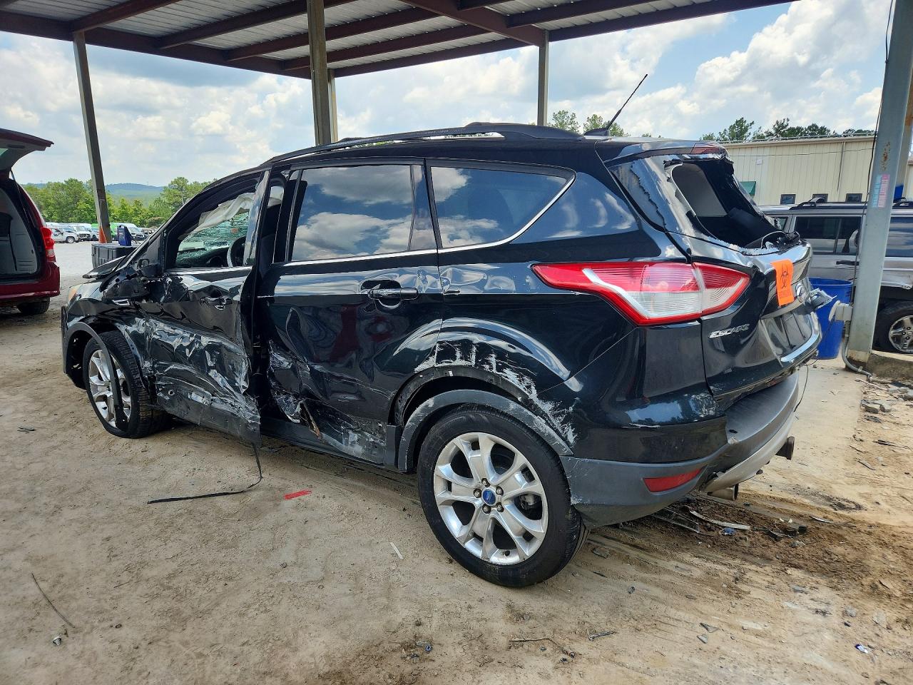 2013 Ford Escape Se Black vin: 1FMCU0G92DUC12849