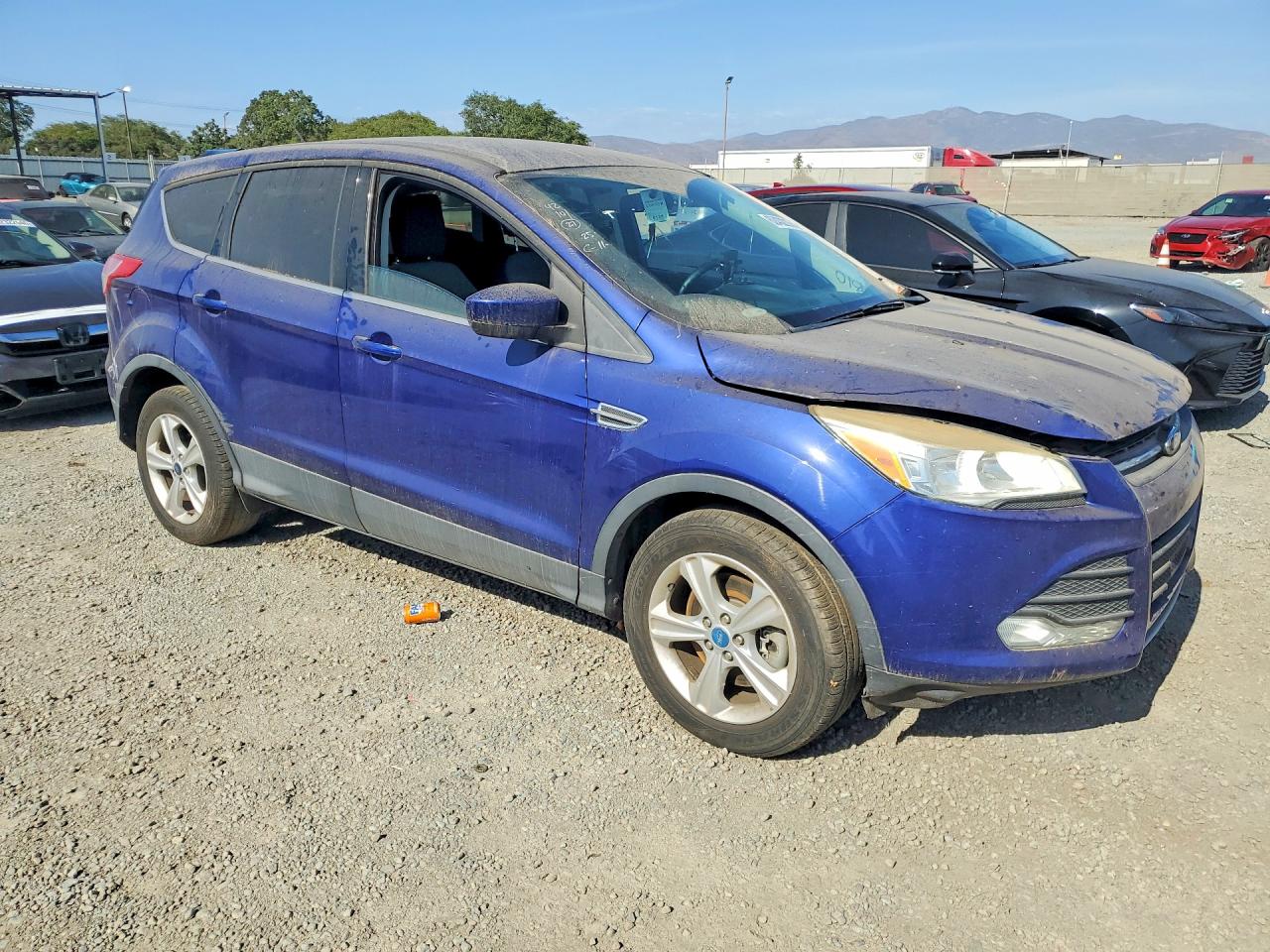 2013 Ford Escape Se Blue vin: 1FMCU0G92DUC24614
