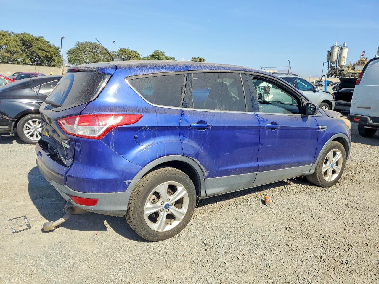 2013 Ford Escape Se Blue vin: 1FMCU0G92DUC24614