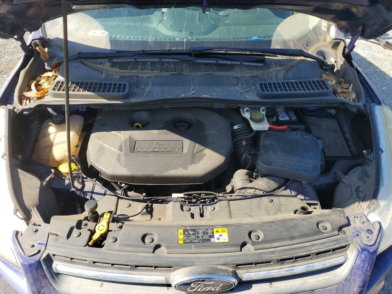 2013 Ford Escape Se Blue vin: 1FMCU0G92DUC24614