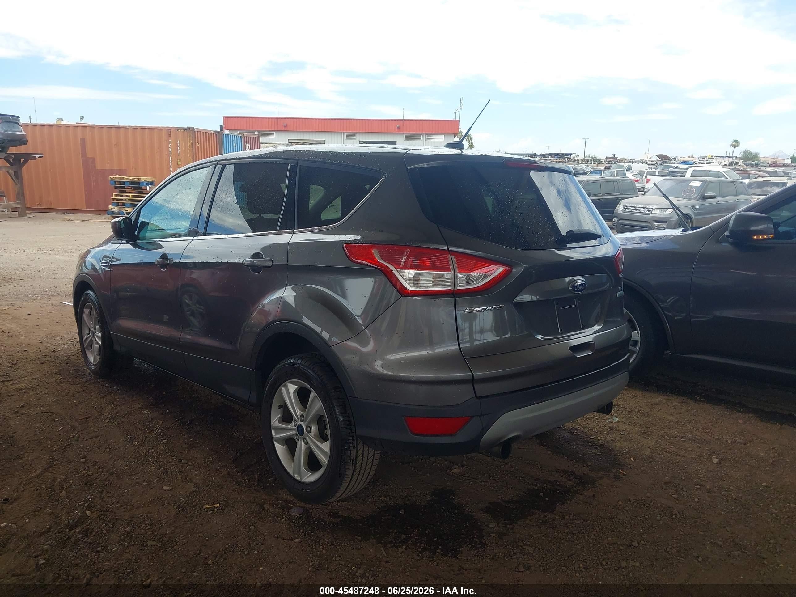 2013 Ford Escape Se Gray vin: 1FMCU0G92DUC26301