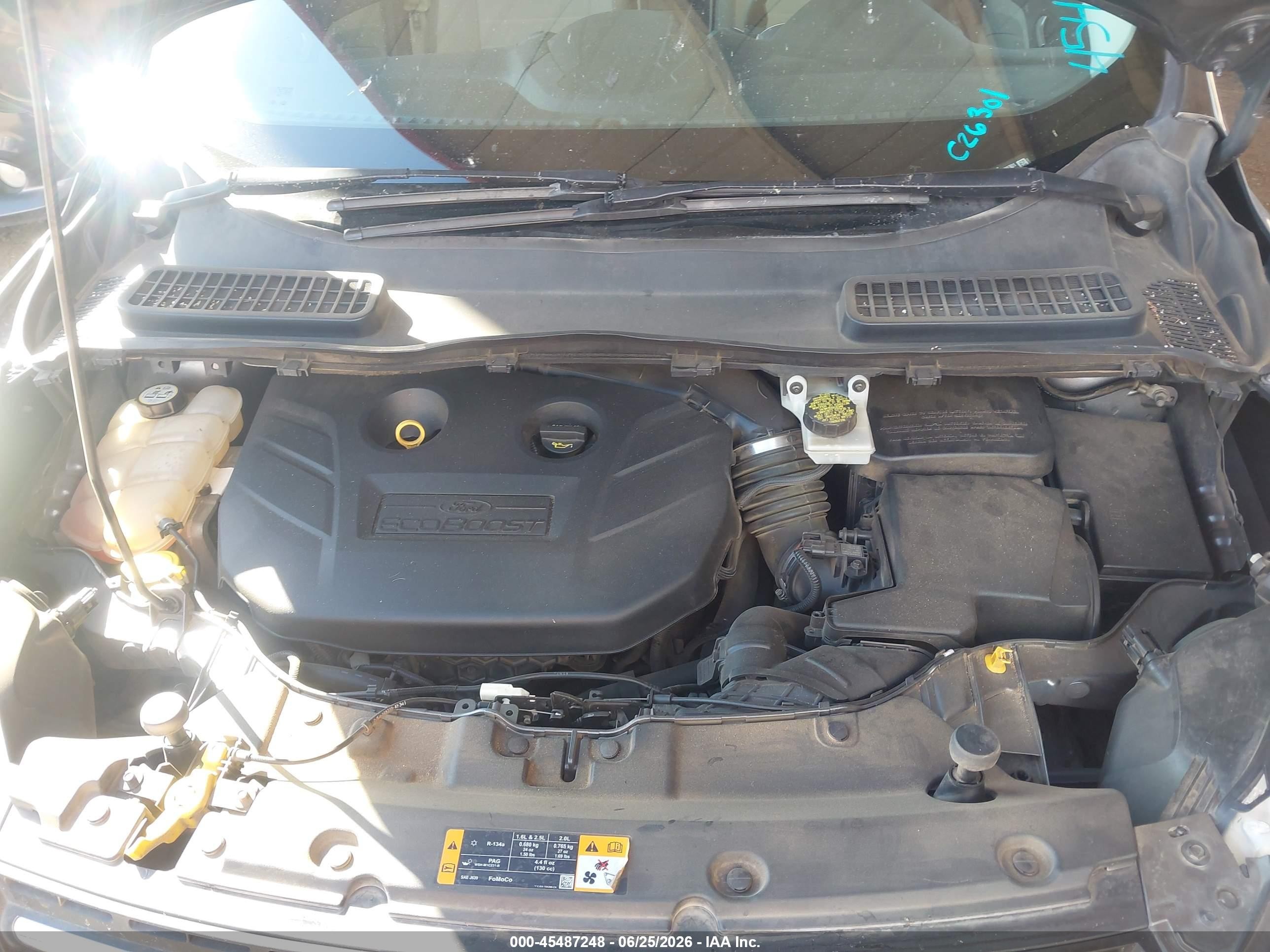 2013 Ford Escape Se Gray vin: 1FMCU0G92DUC26301