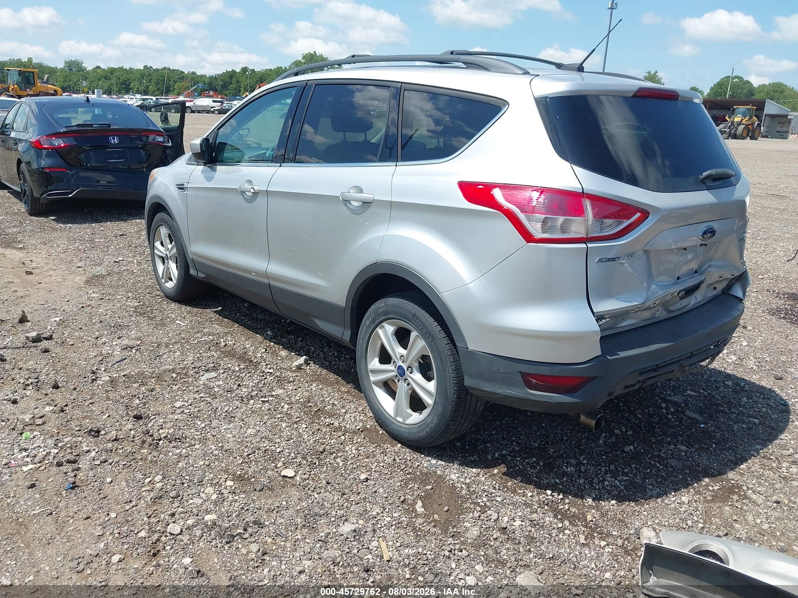 2013 Ford Escape Se Silver vin: 1FMCU0G92DUC49223