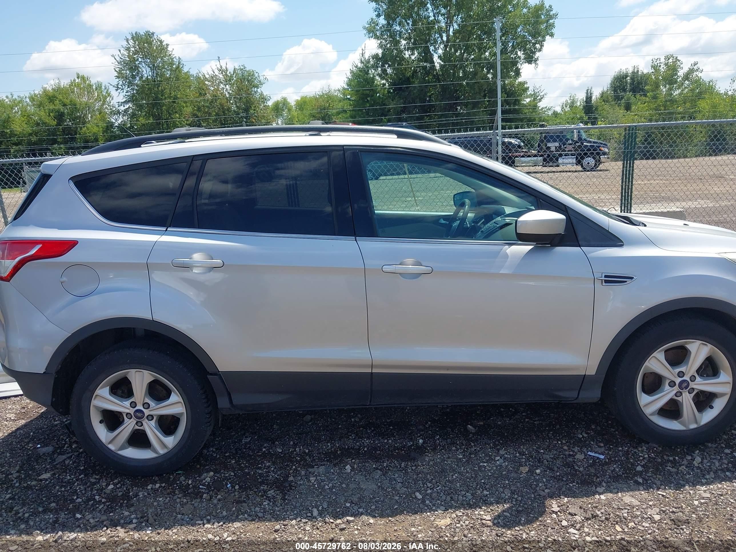 2013 Ford Escape Se Silver vin: 1FMCU0G92DUC49223