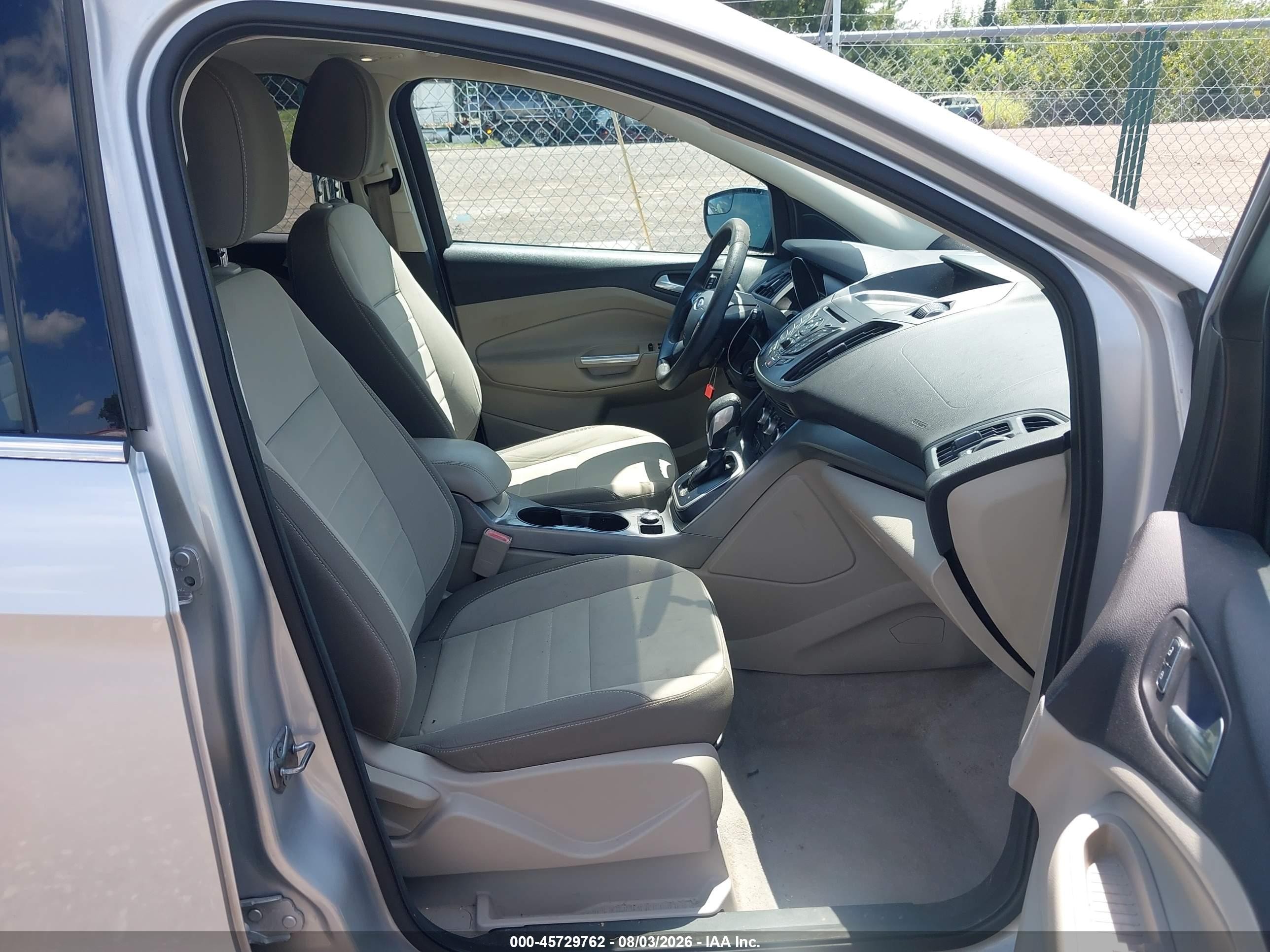 2013 Ford Escape Se Silver vin: 1FMCU0G92DUC49223
