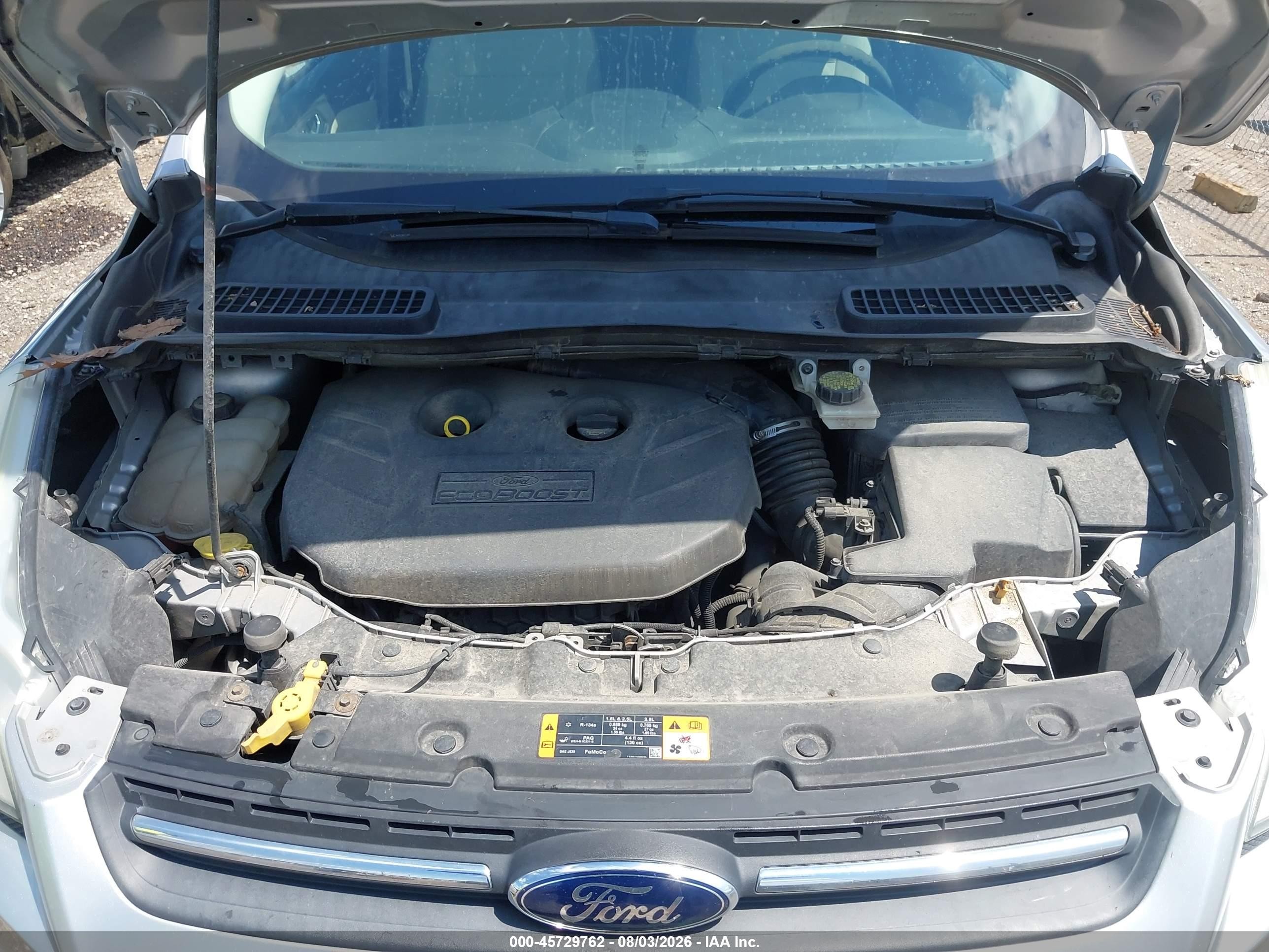 2013 Ford Escape Se Silver vin: 1FMCU0G92DUC49223