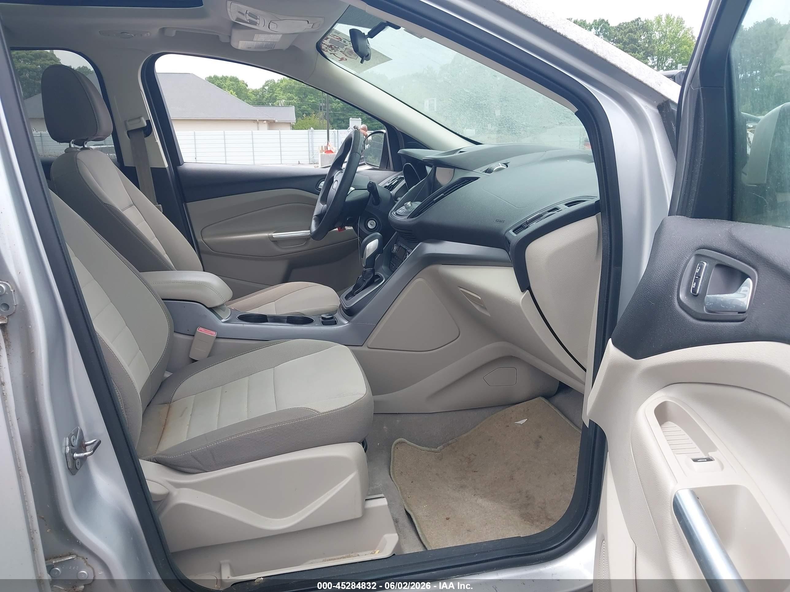 2013 Ford Escape Se Silver vin: 1FMCU0G92DUC98874