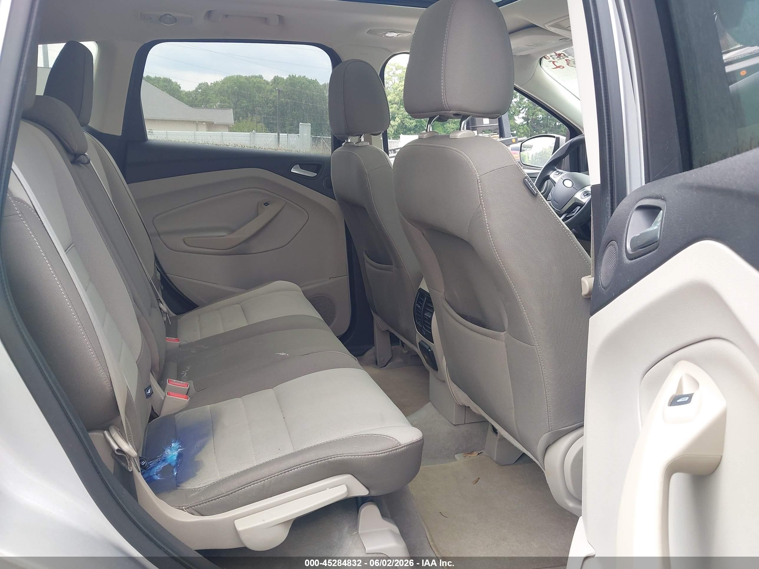 2013 Ford Escape Se Silver vin: 1FMCU0G92DUC98874