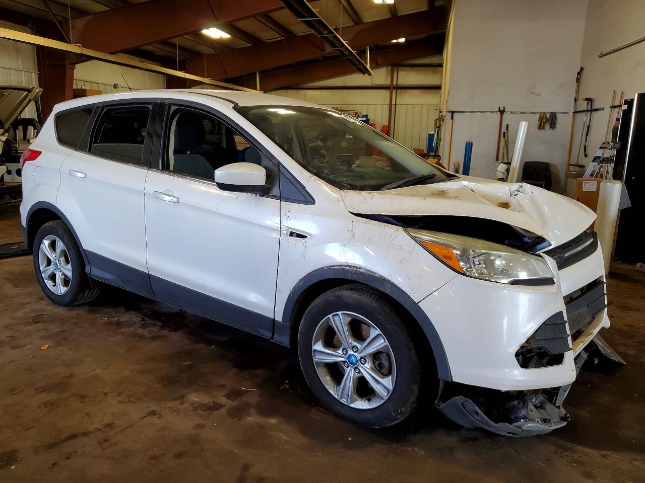 2013 Ford Escape Se White vin: 1FMCU0G92DUD26186