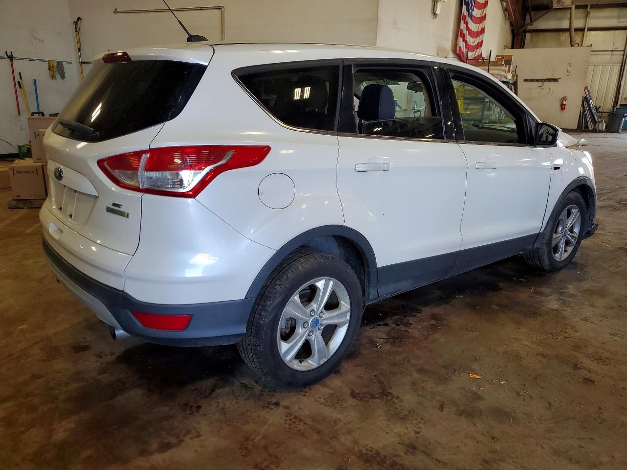 2013 Ford Escape Se White vin: 1FMCU0G92DUD26186