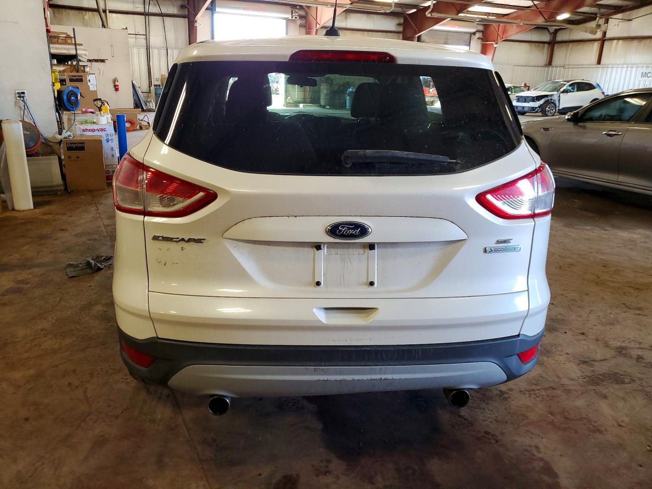 2013 Ford Escape Se White vin: 1FMCU0G92DUD26186