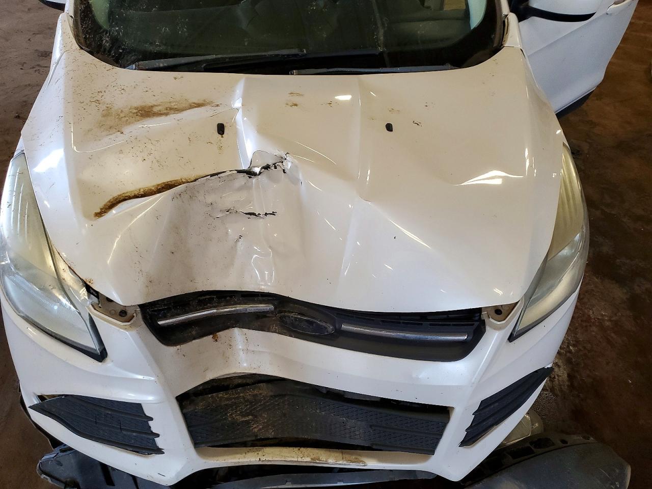 2013 Ford Escape Se White vin: 1FMCU0G92DUD26186