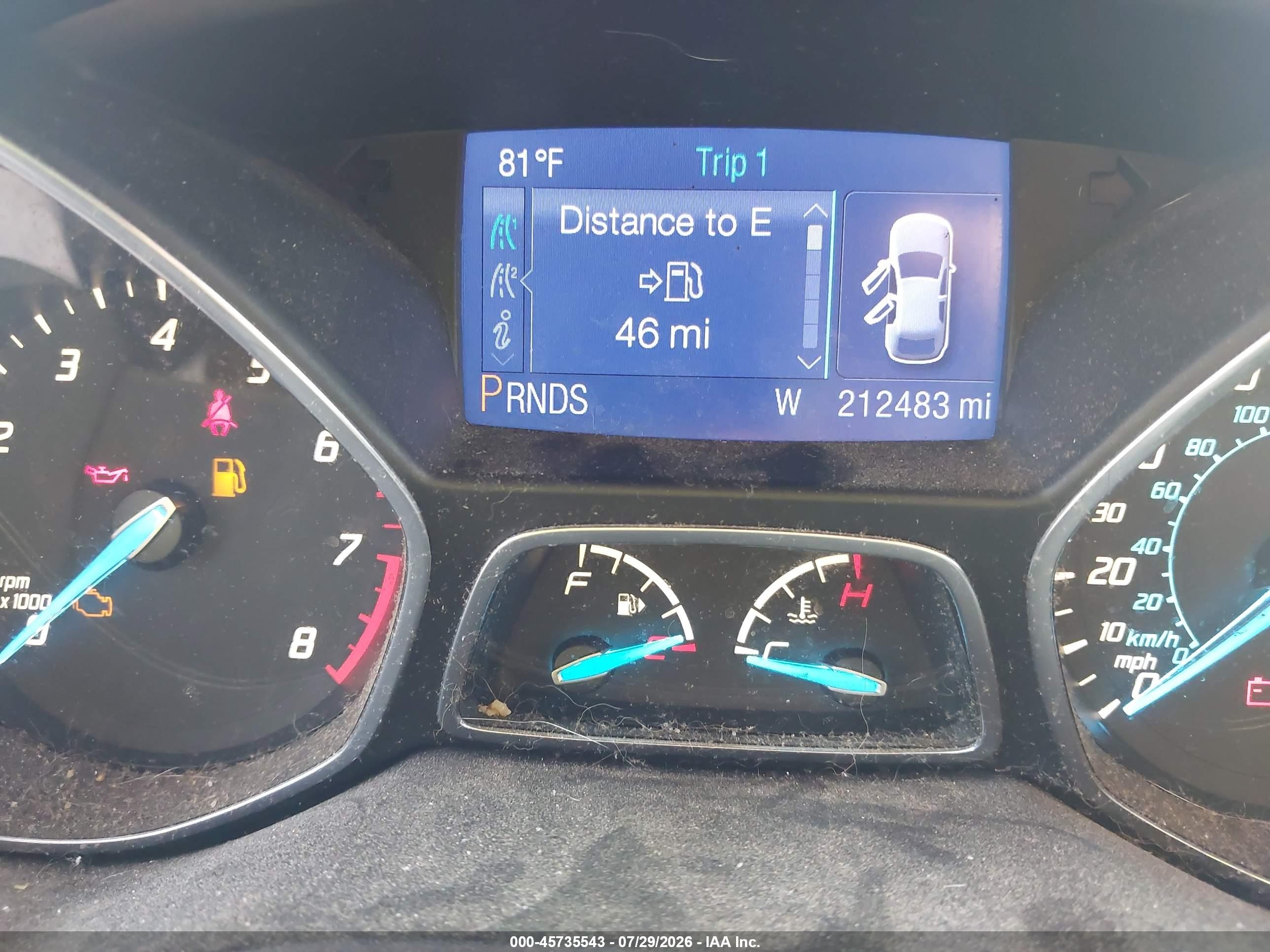 2013 Ford Escape Se Синий vin: 1FMCU0G92DUD48639