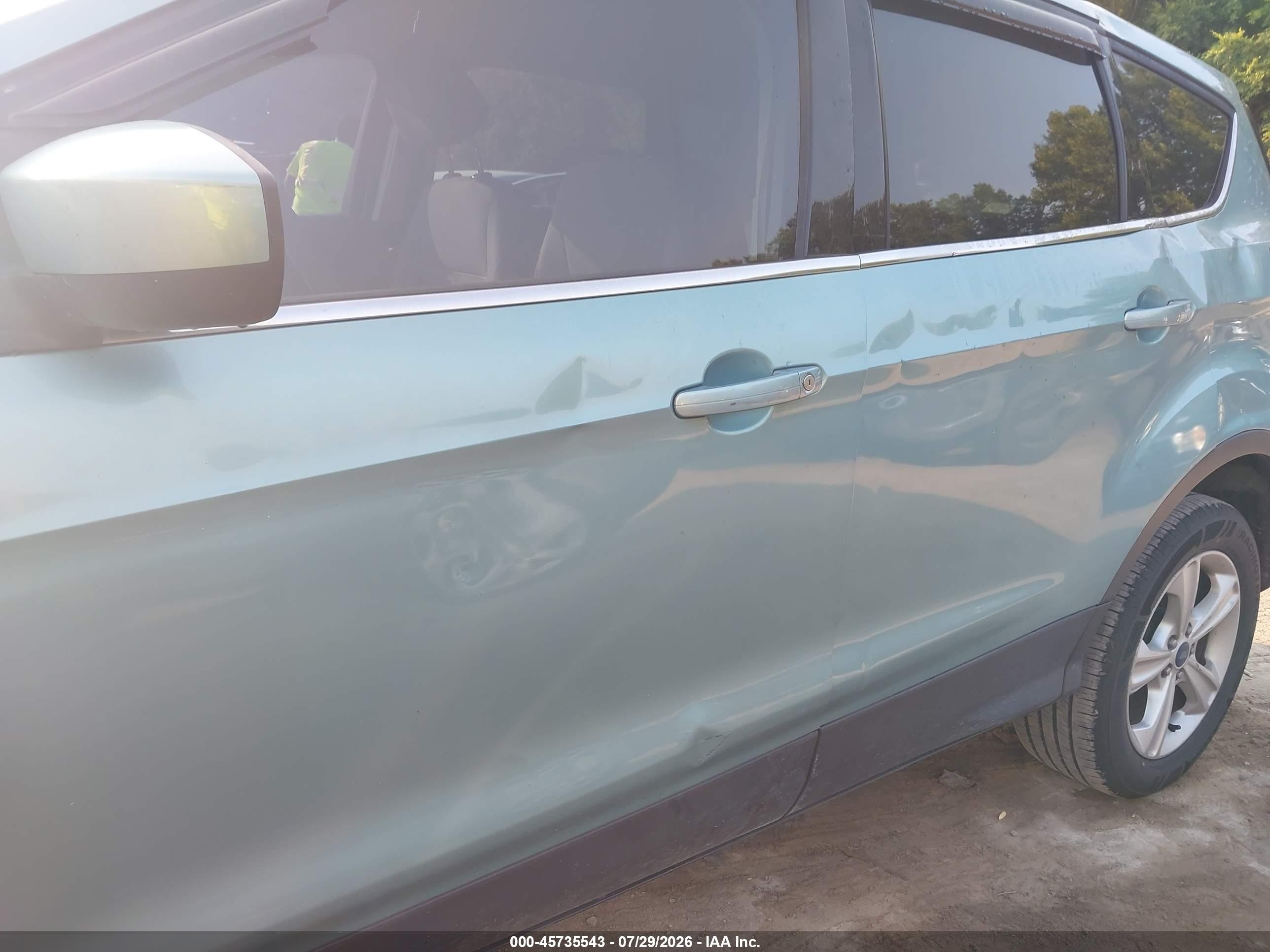 2013 Ford Escape Se Синий vin: 1FMCU0G92DUD48639