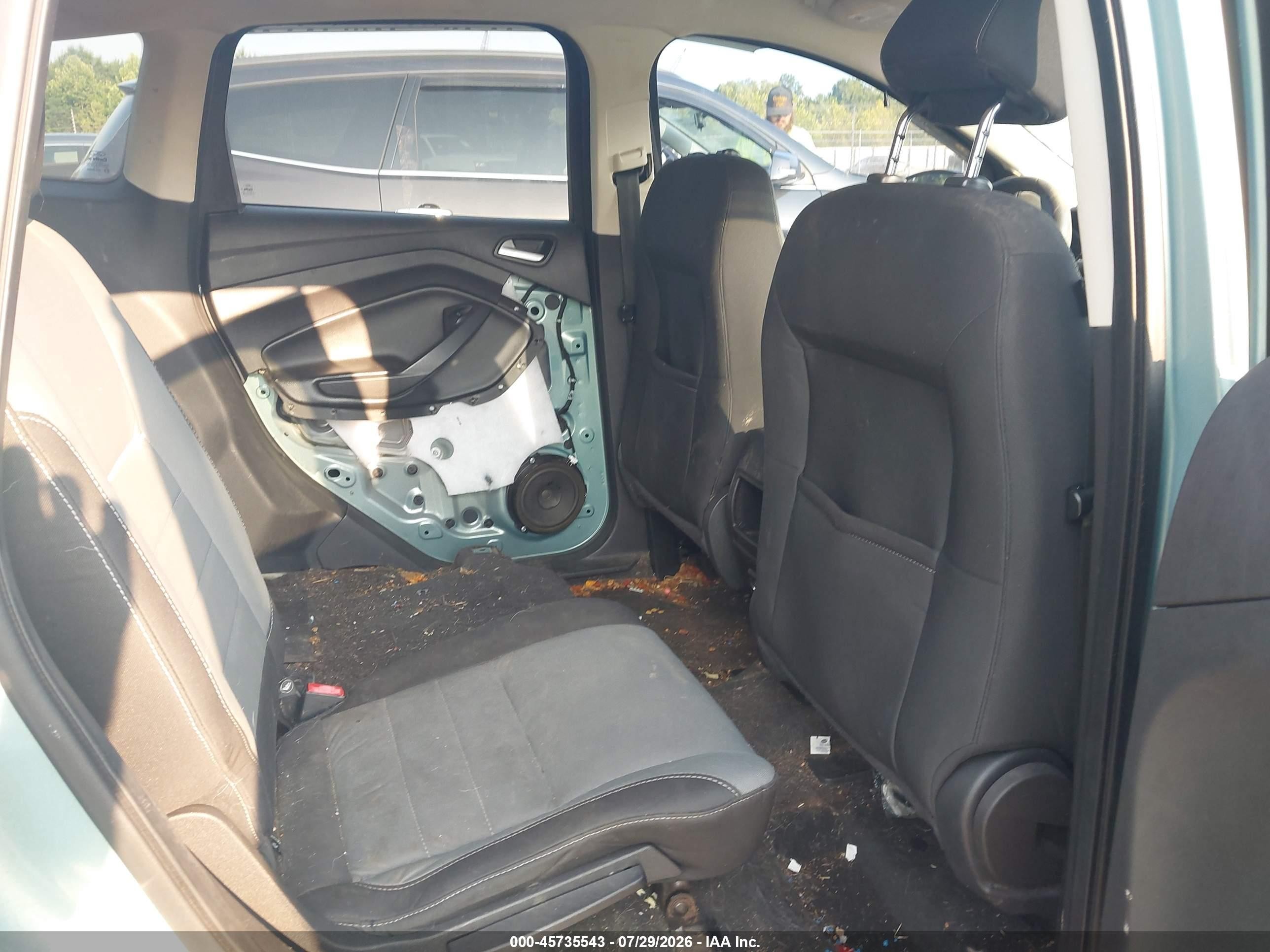 2013 Ford Escape Se Синий vin: 1FMCU0G92DUD48639