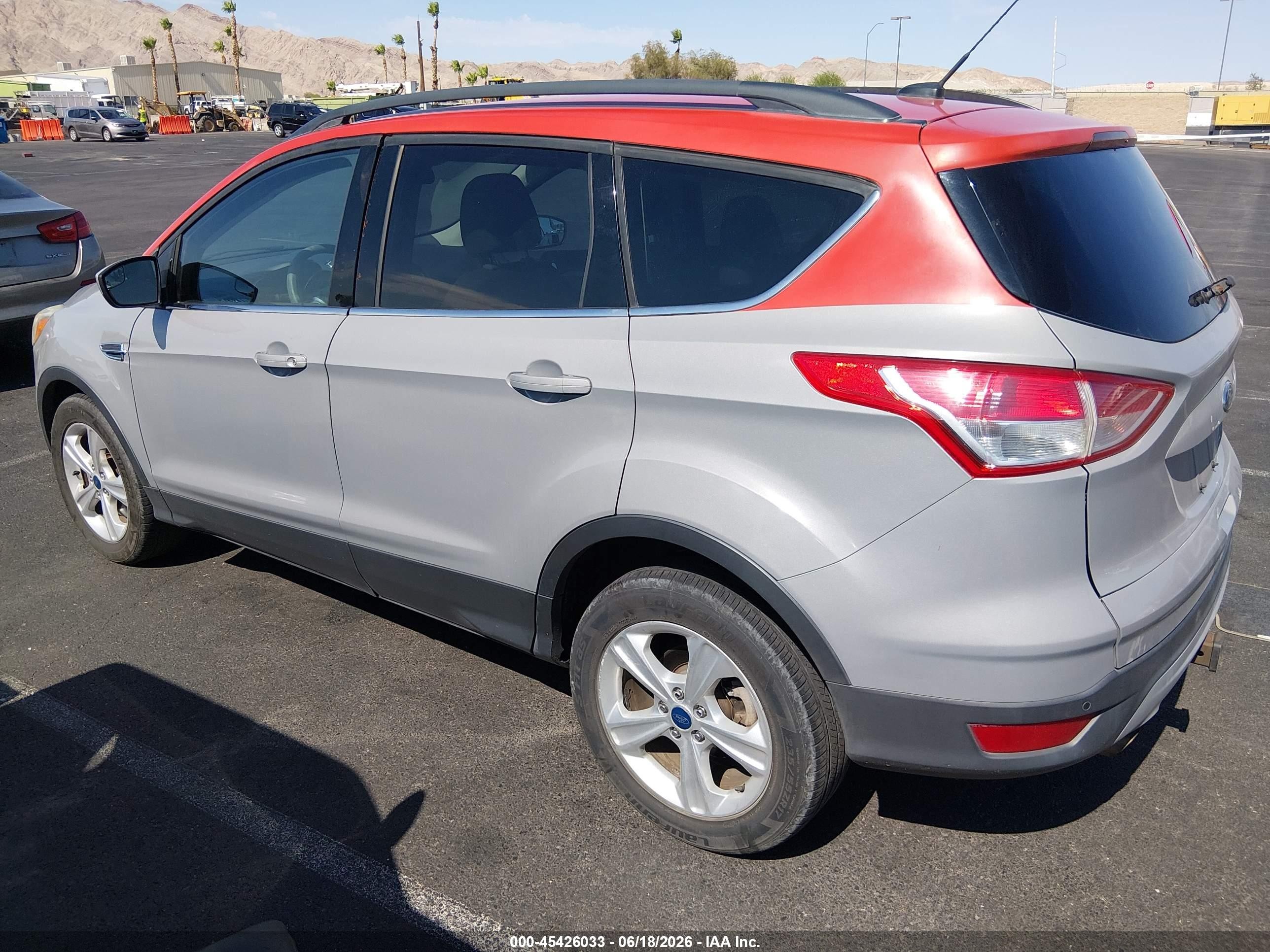 2014 Ford Escape Se Silver vin: 1FMCU0G92EUA39478
