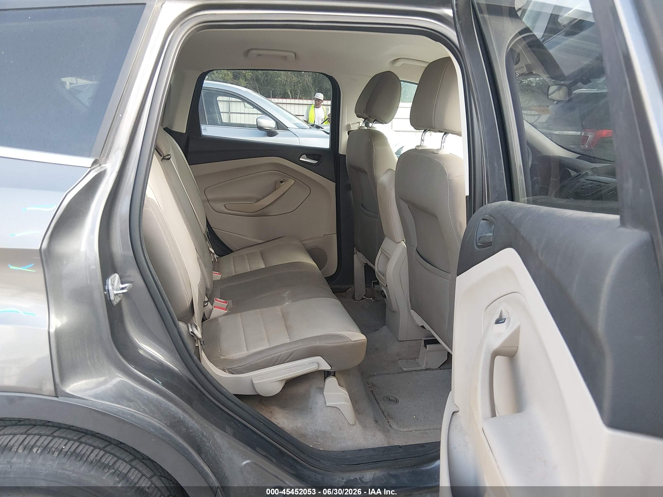 2014 Ford Escape Se Gray vin: 1FMCU0G92EUA54921