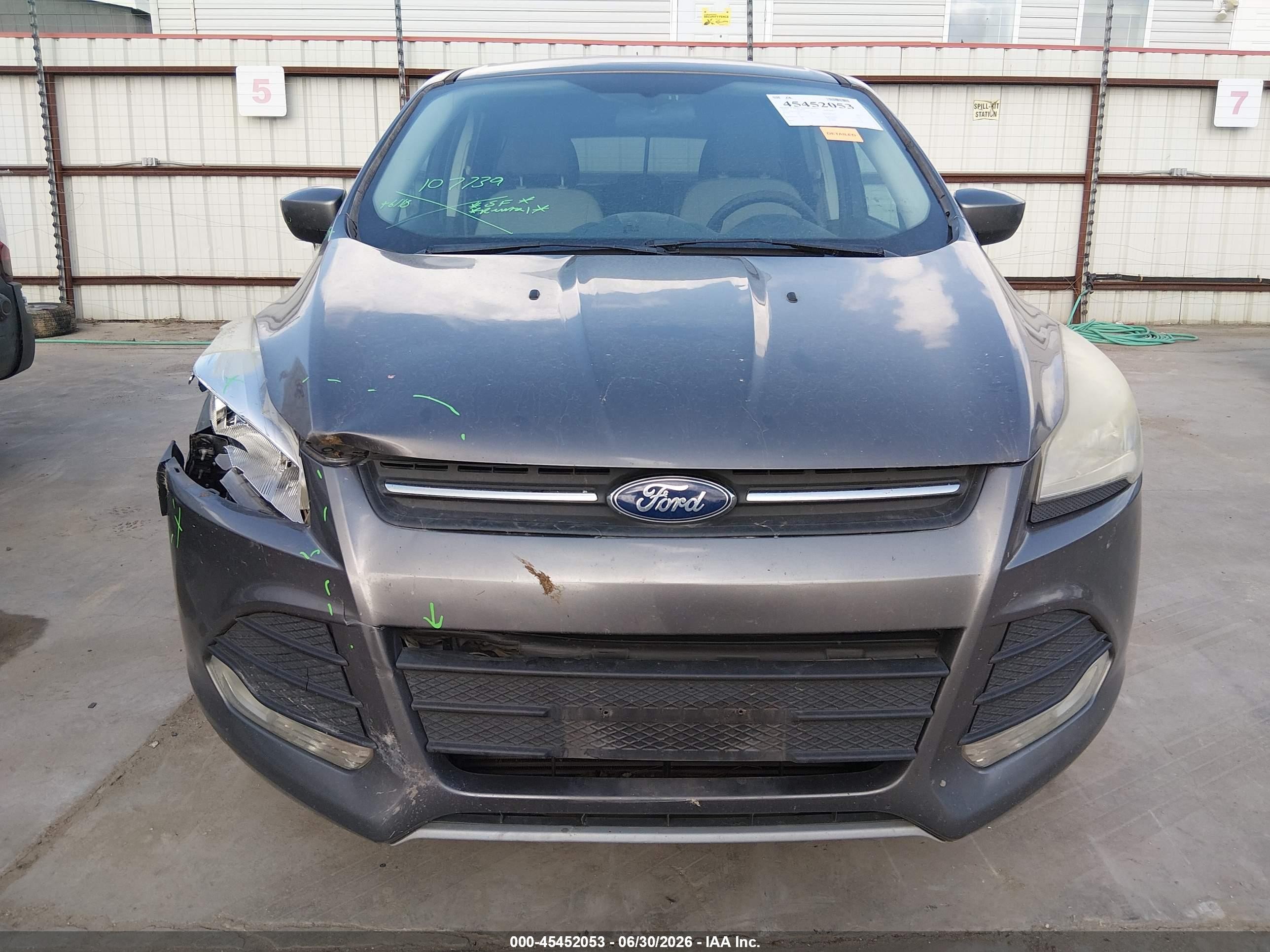 2014 Ford Escape Se Gray vin: 1FMCU0G92EUA54921