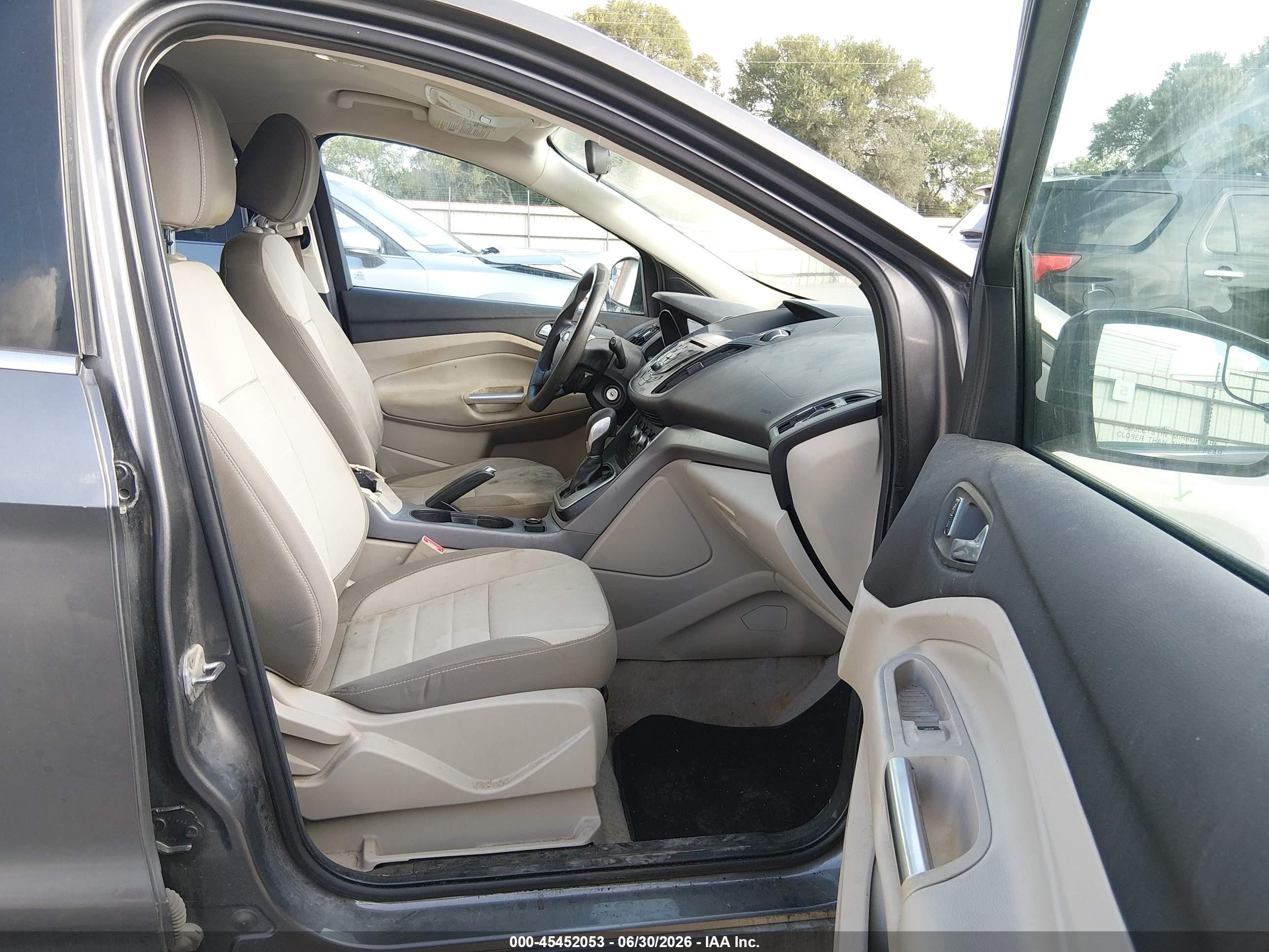 2014 Ford Escape Se Gray vin: 1FMCU0G92EUA54921
