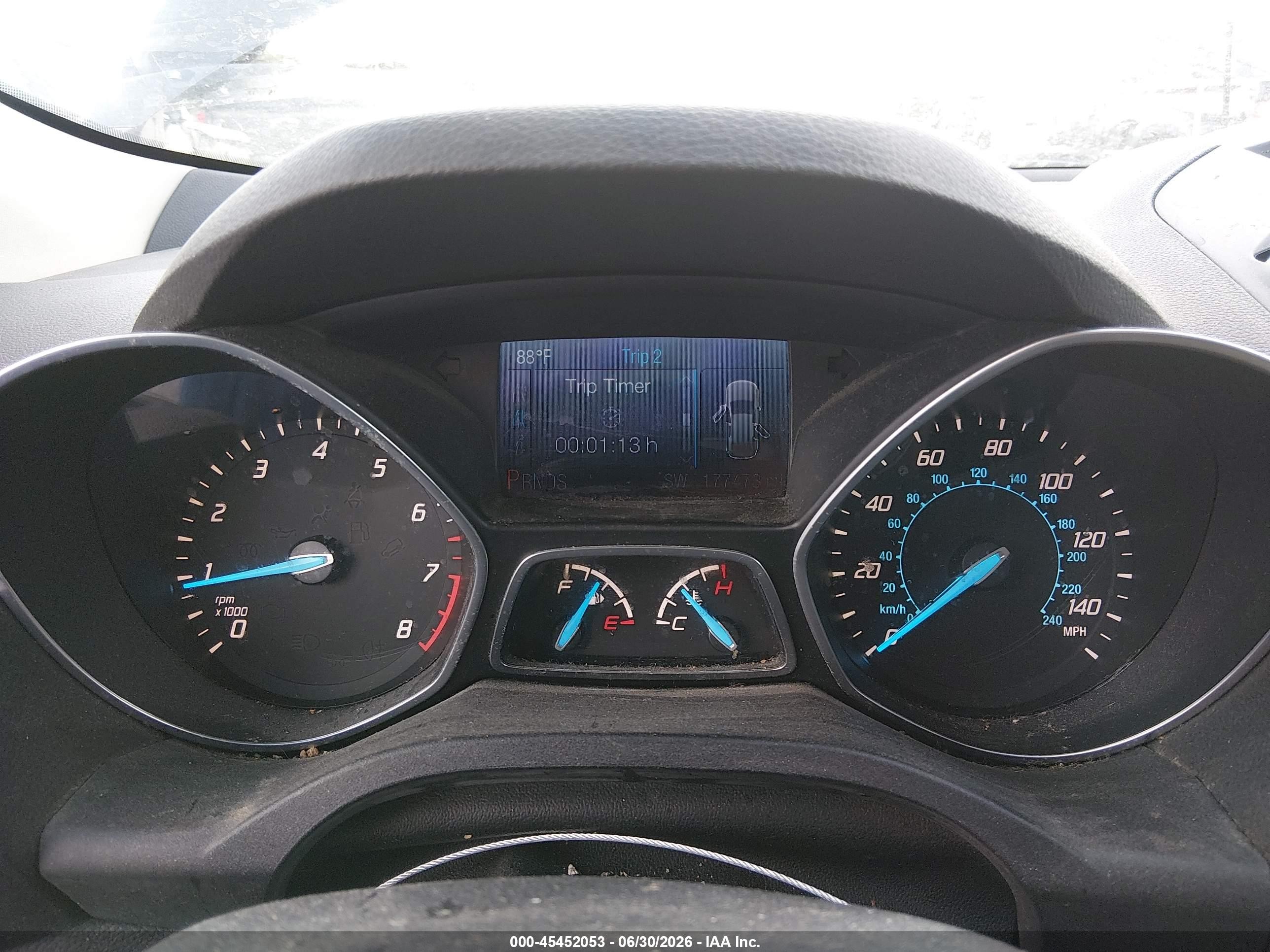2014 Ford Escape Se Gray vin: 1FMCU0G92EUA54921