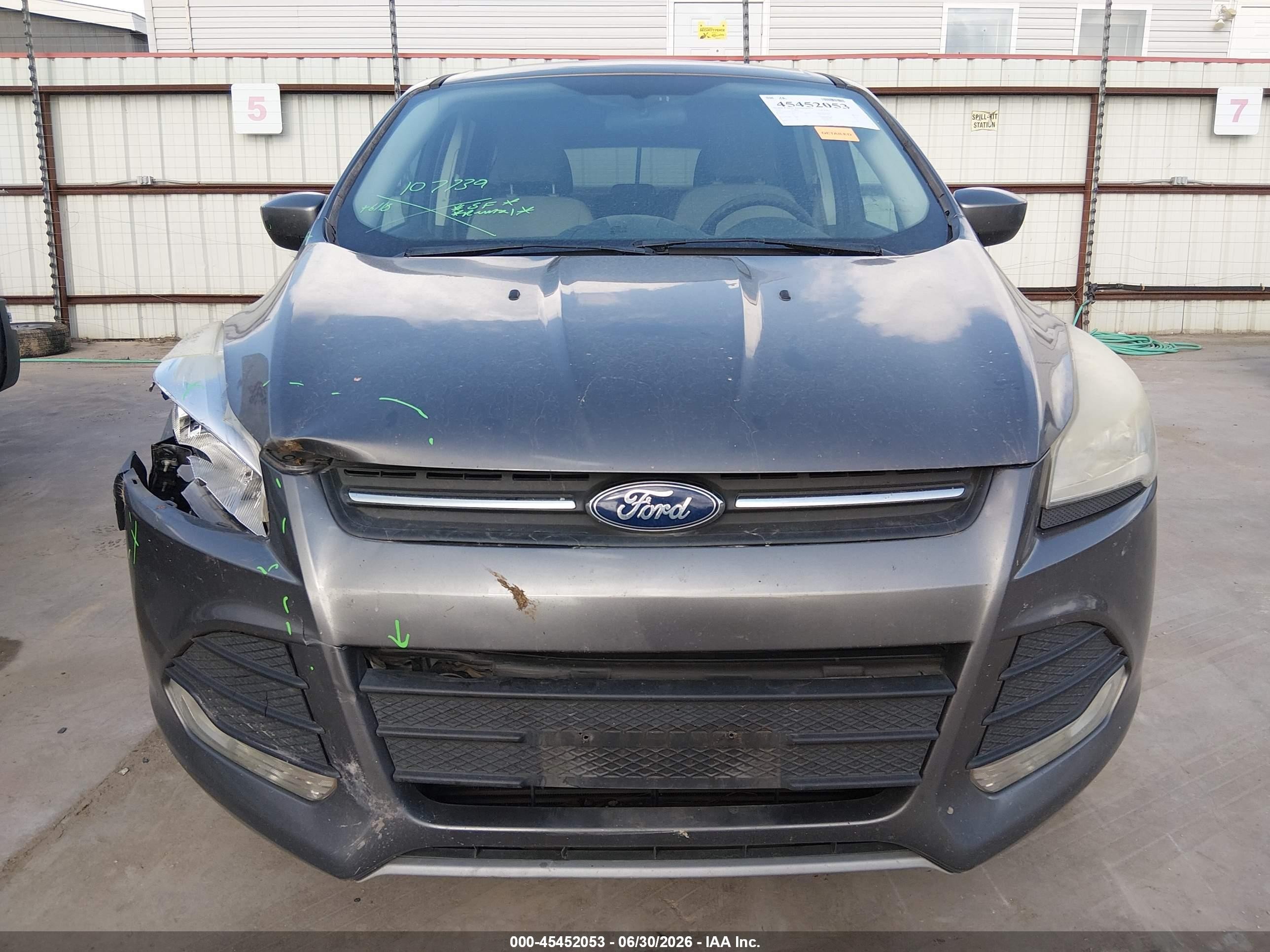 2014 Ford Escape Se Gray vin: 1FMCU0G92EUA54921