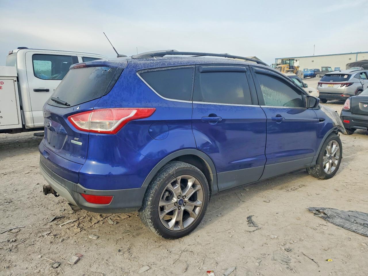 2014 Ford Escape Se Blue vin: 1FMCU0G92EUA67345