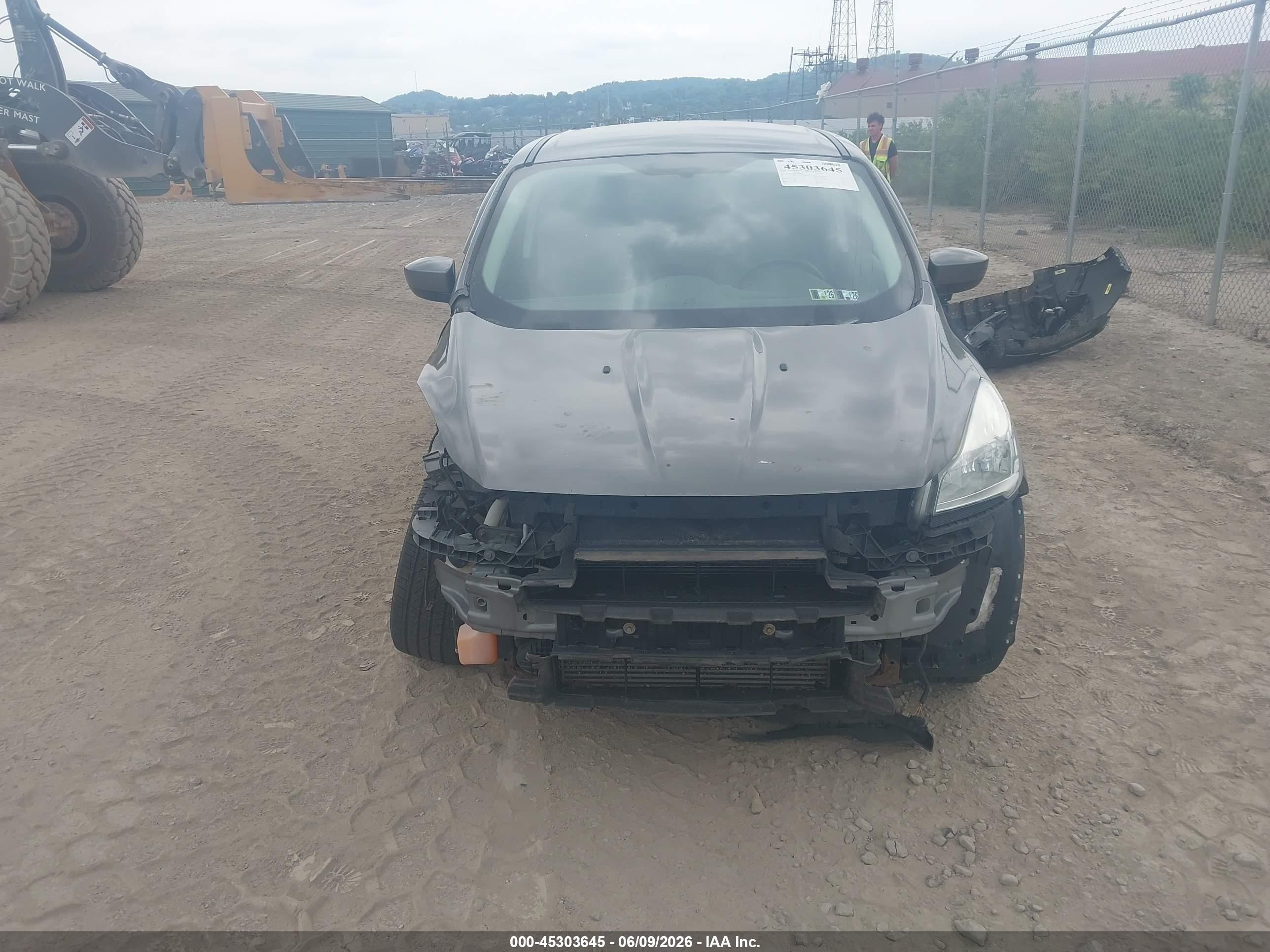 2014 Ford Escape Se Gray vin: 1FMCU0G92EUB95438
