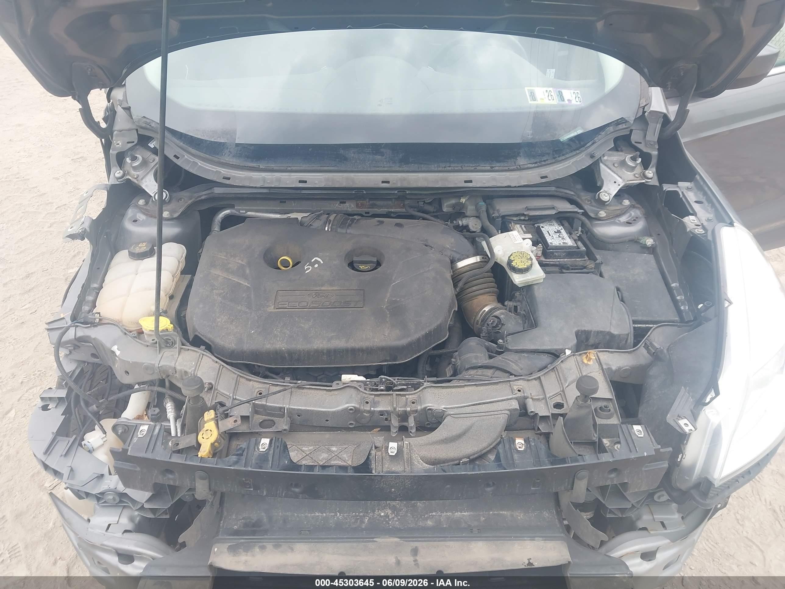 2014 Ford Escape Se Gray vin: 1FMCU0G92EUB95438
