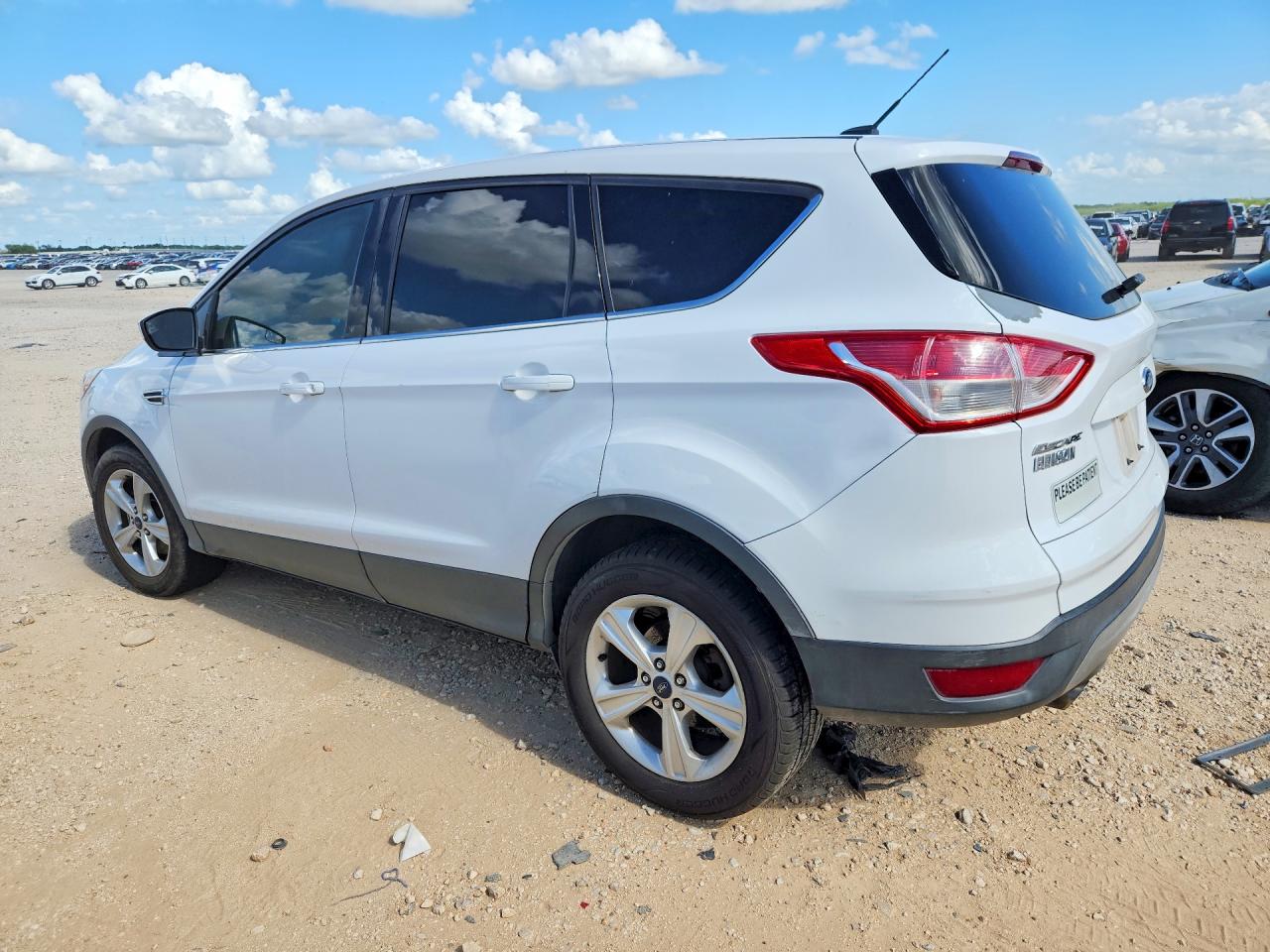 2014 Ford Escape Se White vin: 1FMCU0G92EUC23481