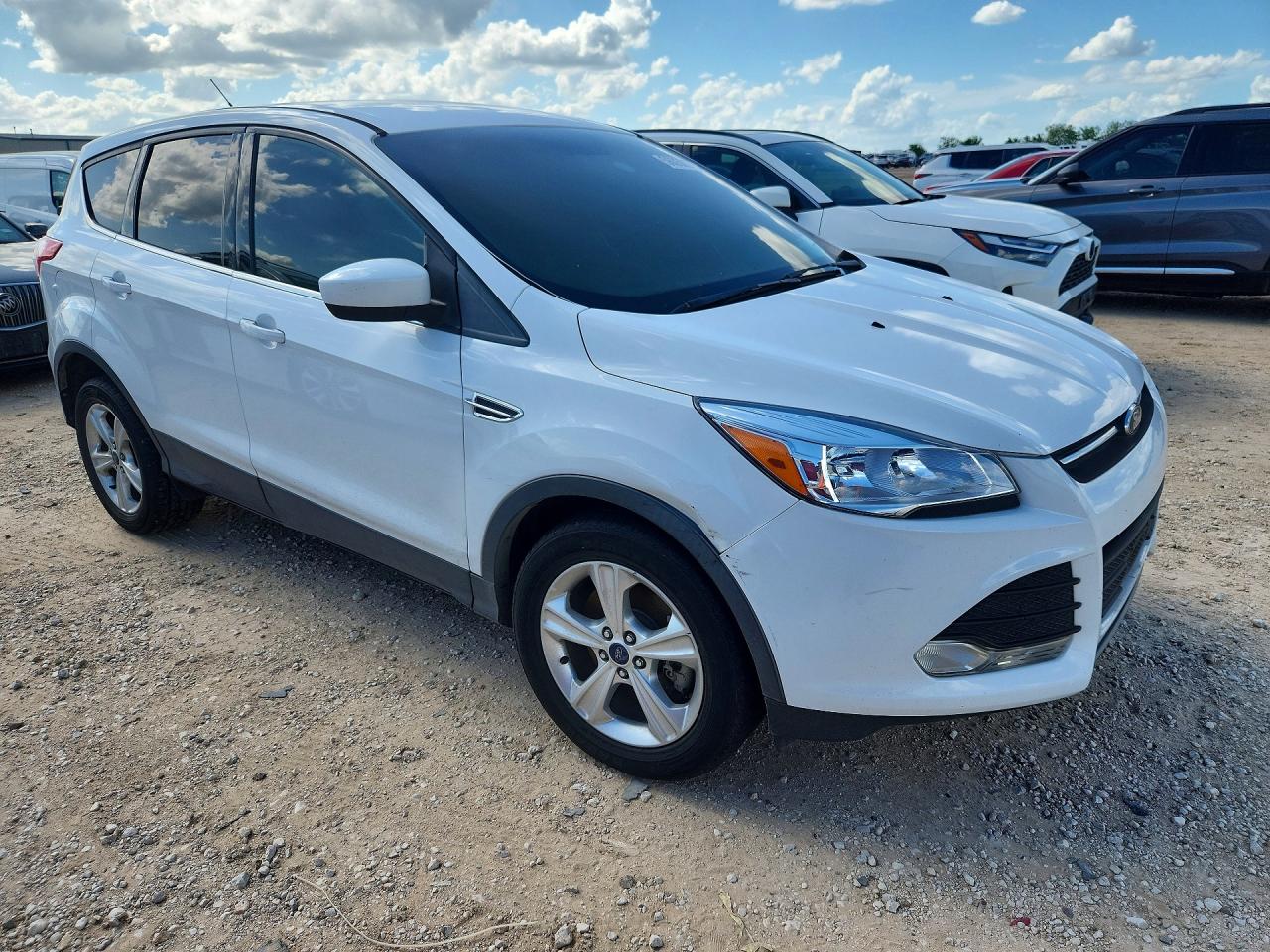 2014 Ford Escape Se White vin: 1FMCU0G92EUC23481