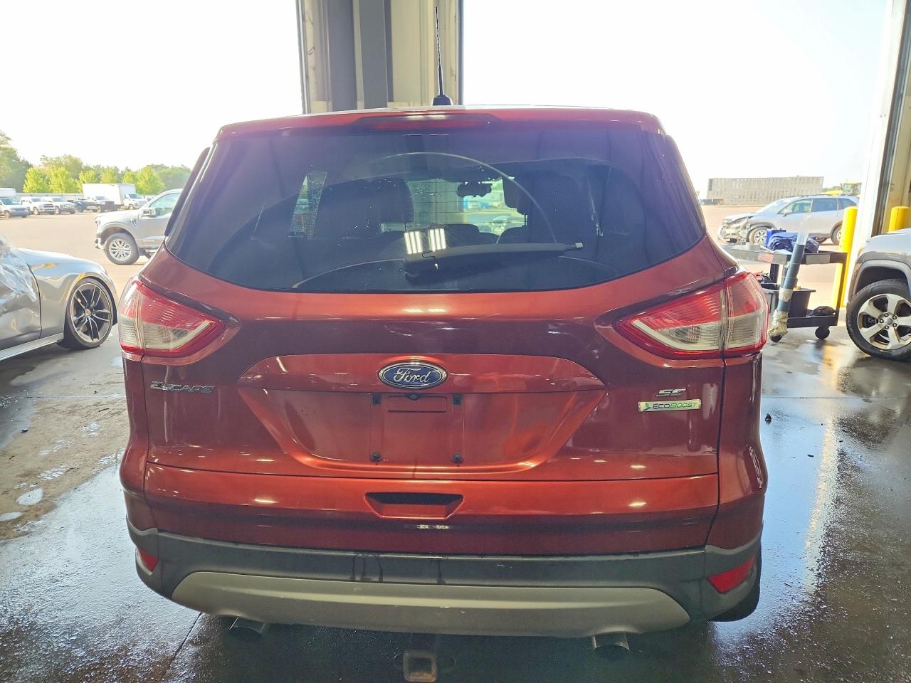 2014 Ford Escape Se Red vin: 1FMCU0G92EUC68386
