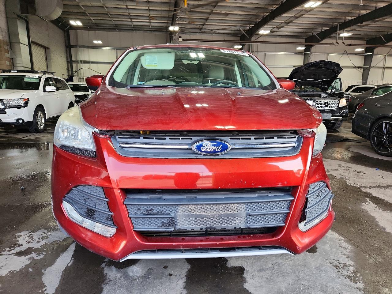 2014 Ford Escape Se Red vin: 1FMCU0G92EUC68386