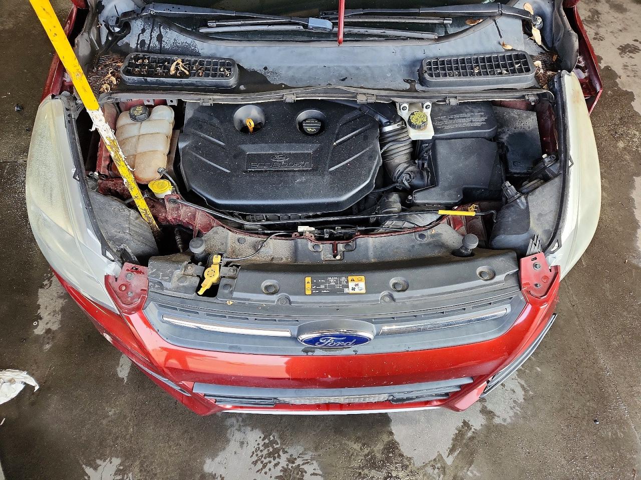 2014 Ford Escape Se Red vin: 1FMCU0G92EUC68386