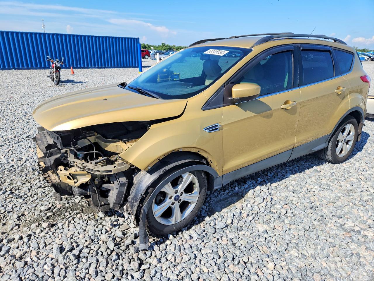 2014 Ford Escape Se Gold vin: 1FMCU0G92EUD81657